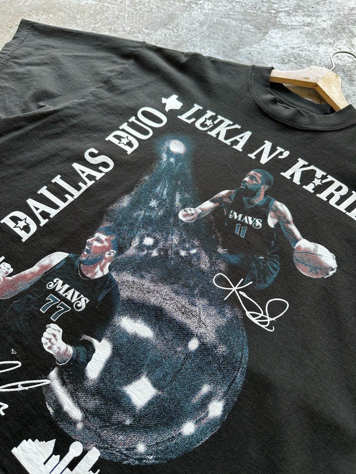 NBA Heavyweight Luka Doncic and Kyrie Irving Dallas Mavs tee Size US M / EU 48-50 / 2 - 2 Thumbnail