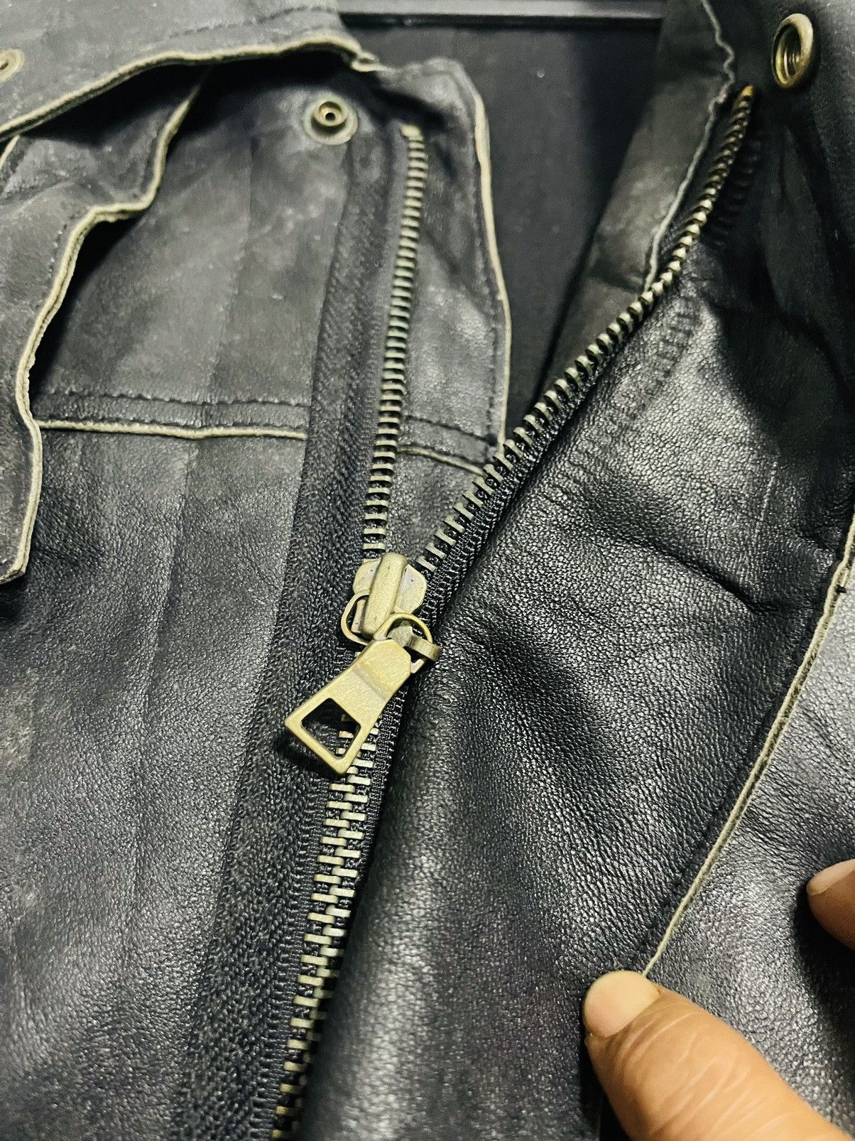 Japanese Brand × URBAN RESEARCH DOORS Urban Research Distressed Leather Jacket (20) Size US S / EU 44-46 / 1 - 8 Thumbnail