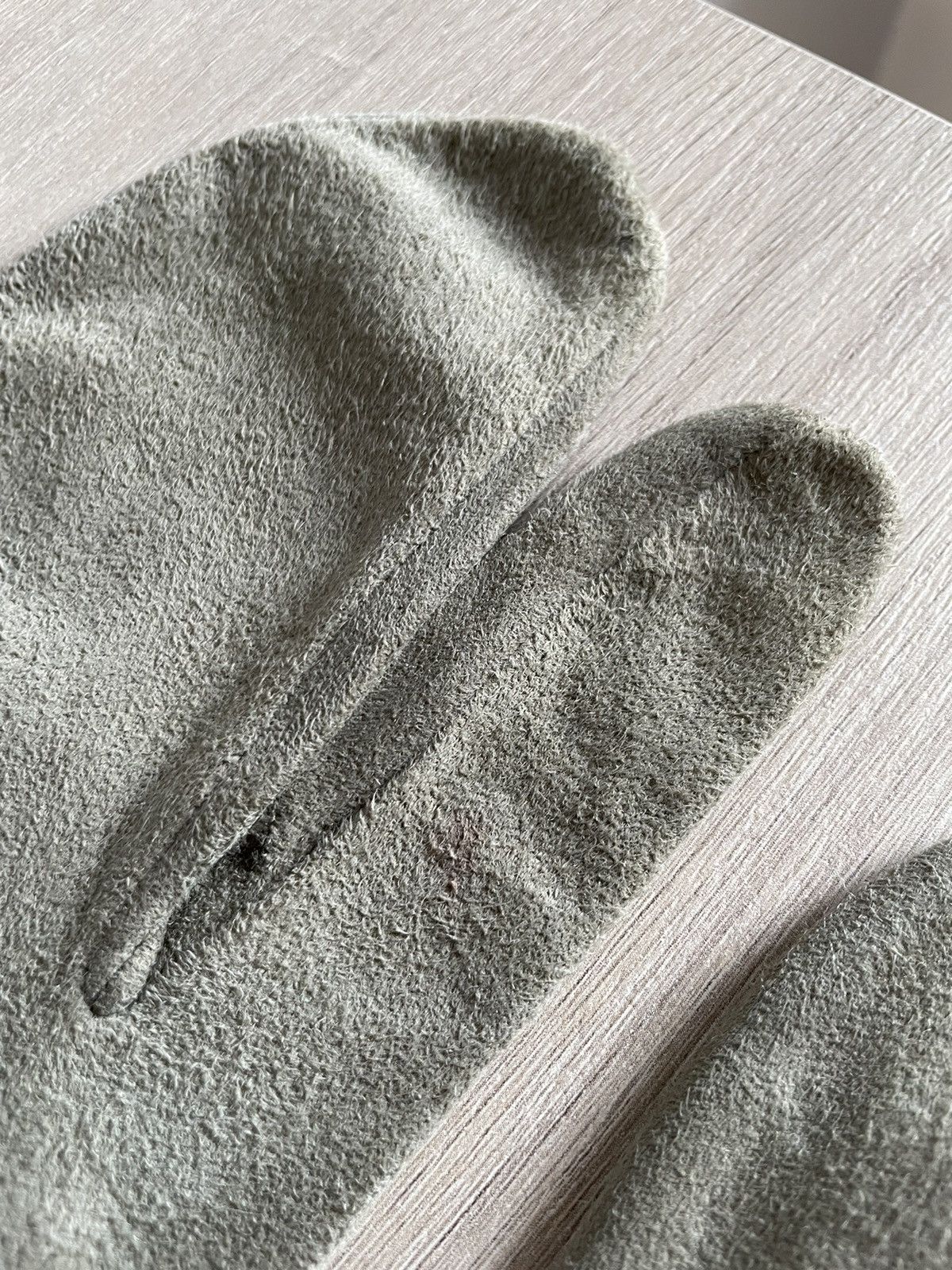 Maison Margiela AW2002 Leather Tabi Gloves Size ONE SIZE - 4 Thumbnail