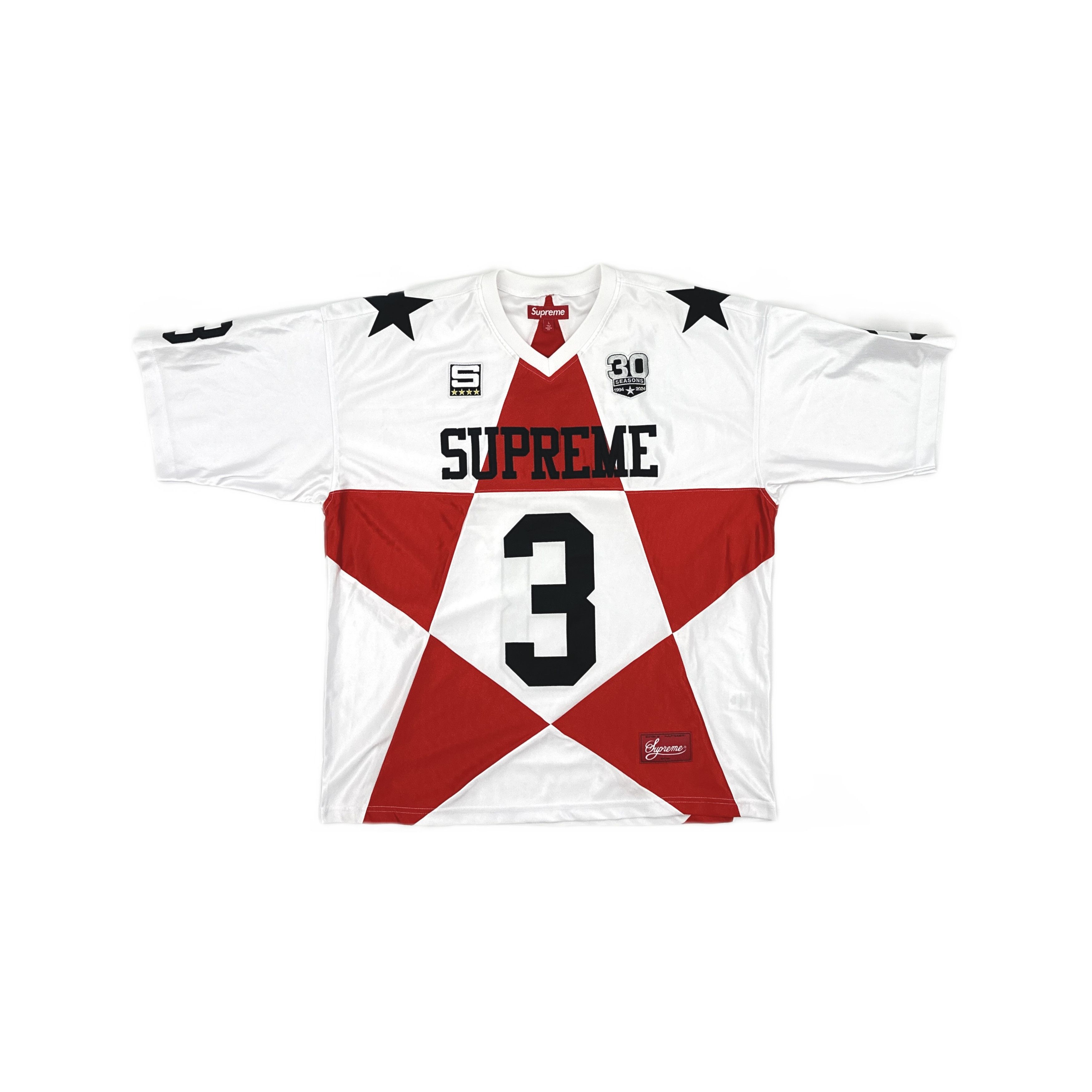 Supreme Supreme Star Graphic Football Jersey Size L Size US L / EU 52-54 / 3 - 1 Thumbnail