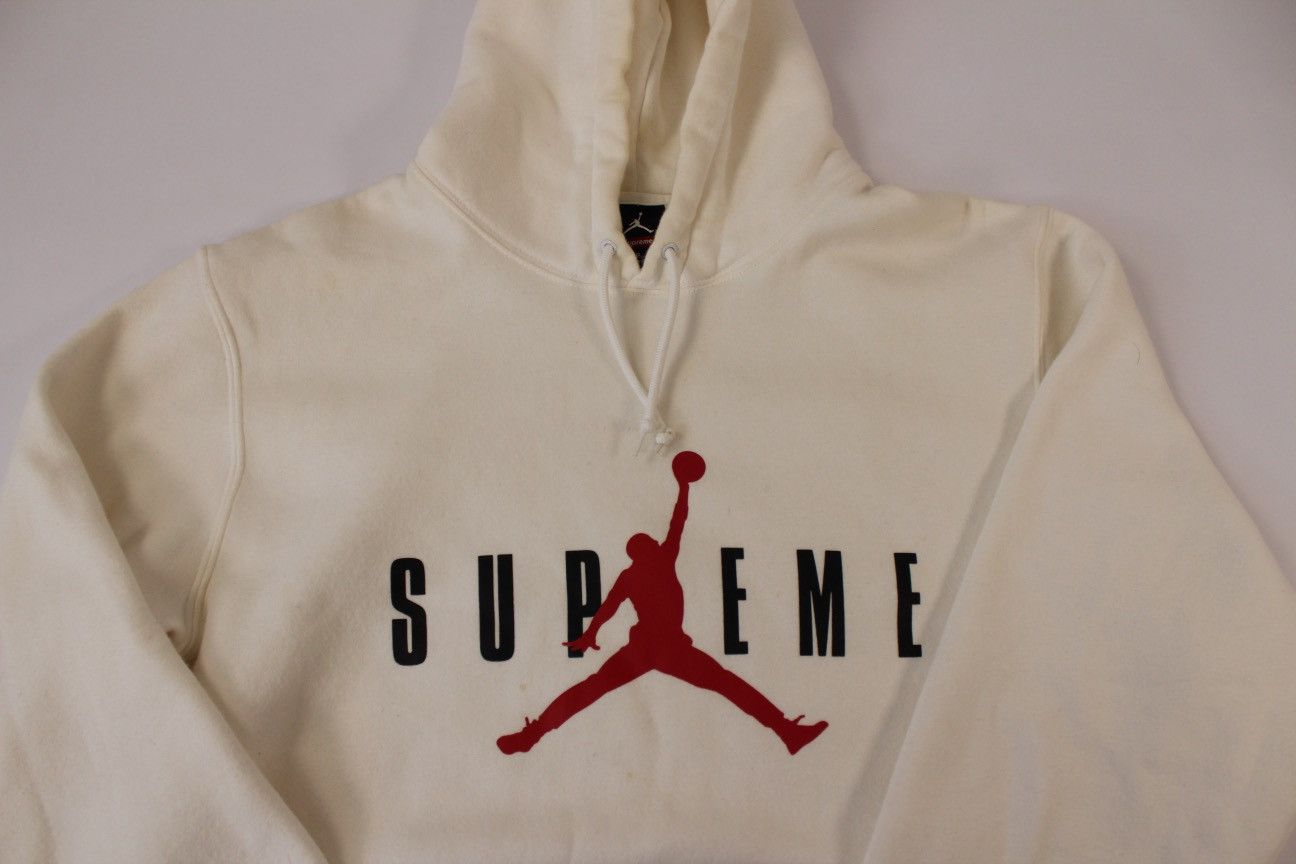 Jordan Brand × Supreme Supreme Jordan Hooded Pullover Size US L / EU 52-54 / 3 - 2 Thumbnail
