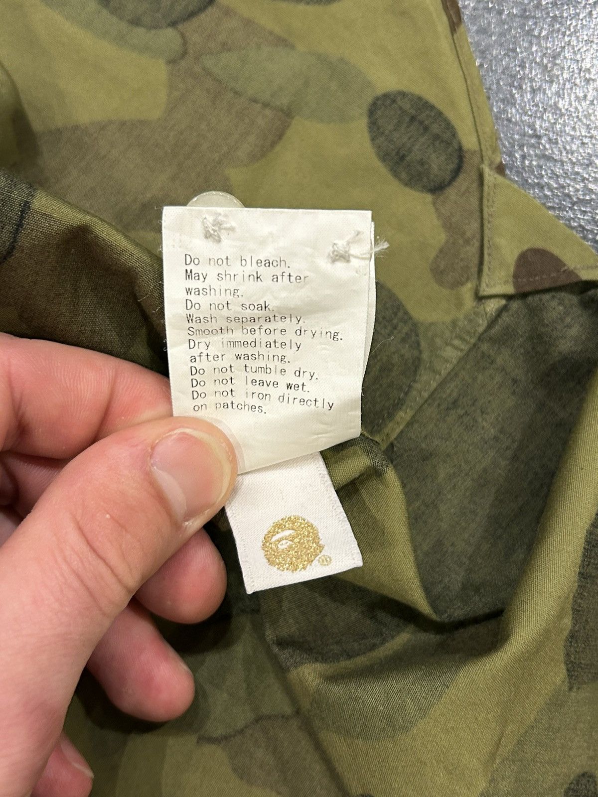 Bape Bape Mr Bathing Ape Camo Button Down Size US XL / EU 56 / 4 - 7 Thumbnail