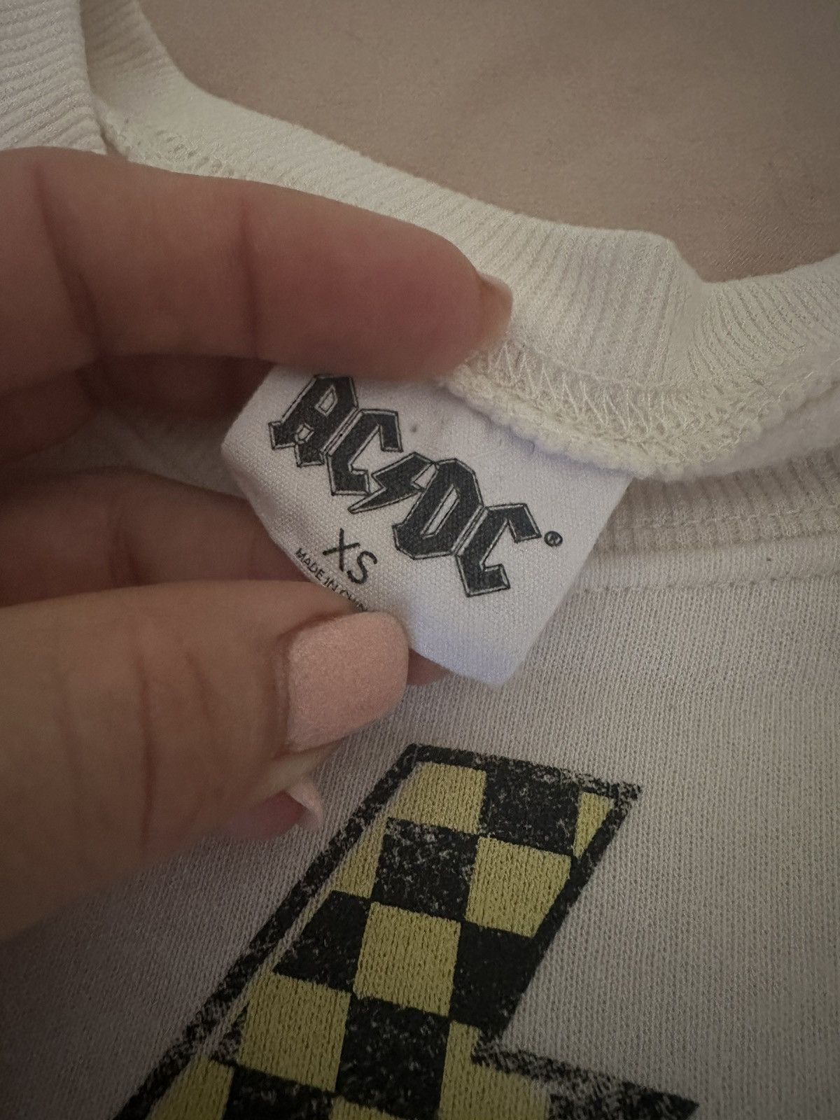 Other Oversized AC/DC Graphic Band Sweatshirt Size XS / US 0-2 / IT 36-38 - 6 Thumbnail