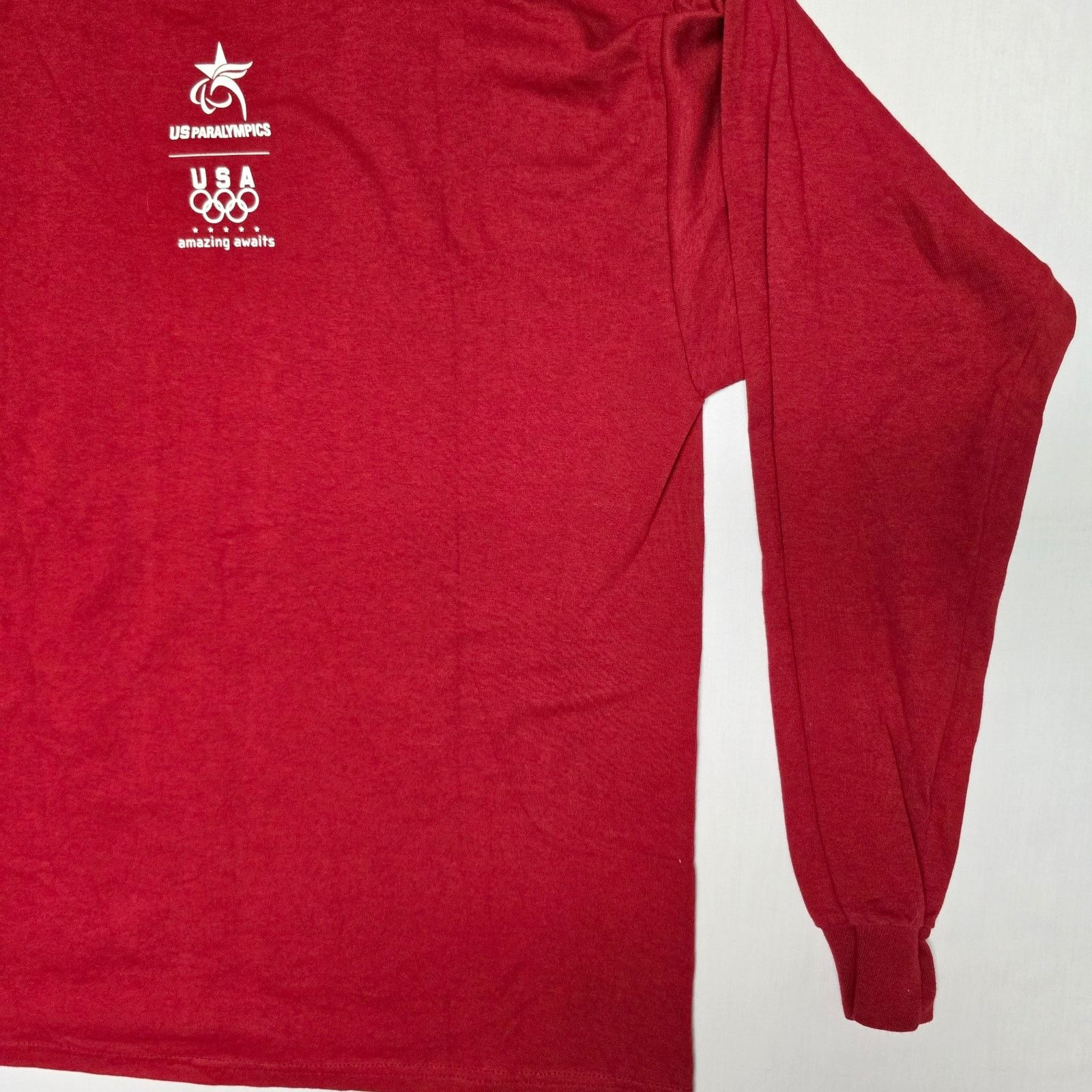 Vintage Paralympics Long Sleeve Shirt Mens Large Olympics Tee Size US L / EU 52-54 / 3 - 11 Thumbnail