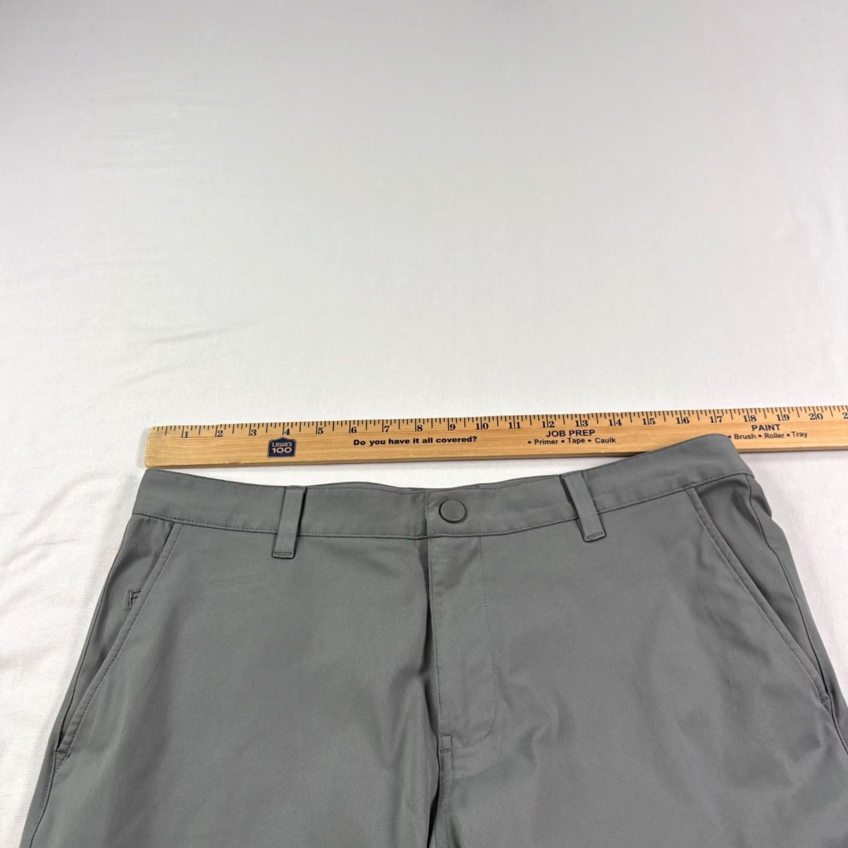 Rhone Rhone Pants Mens 34x32 Gray Commuter Slim Fit Chino Stretch Casual Golf Size US 34 / EU 50 - 6 Thumbnail