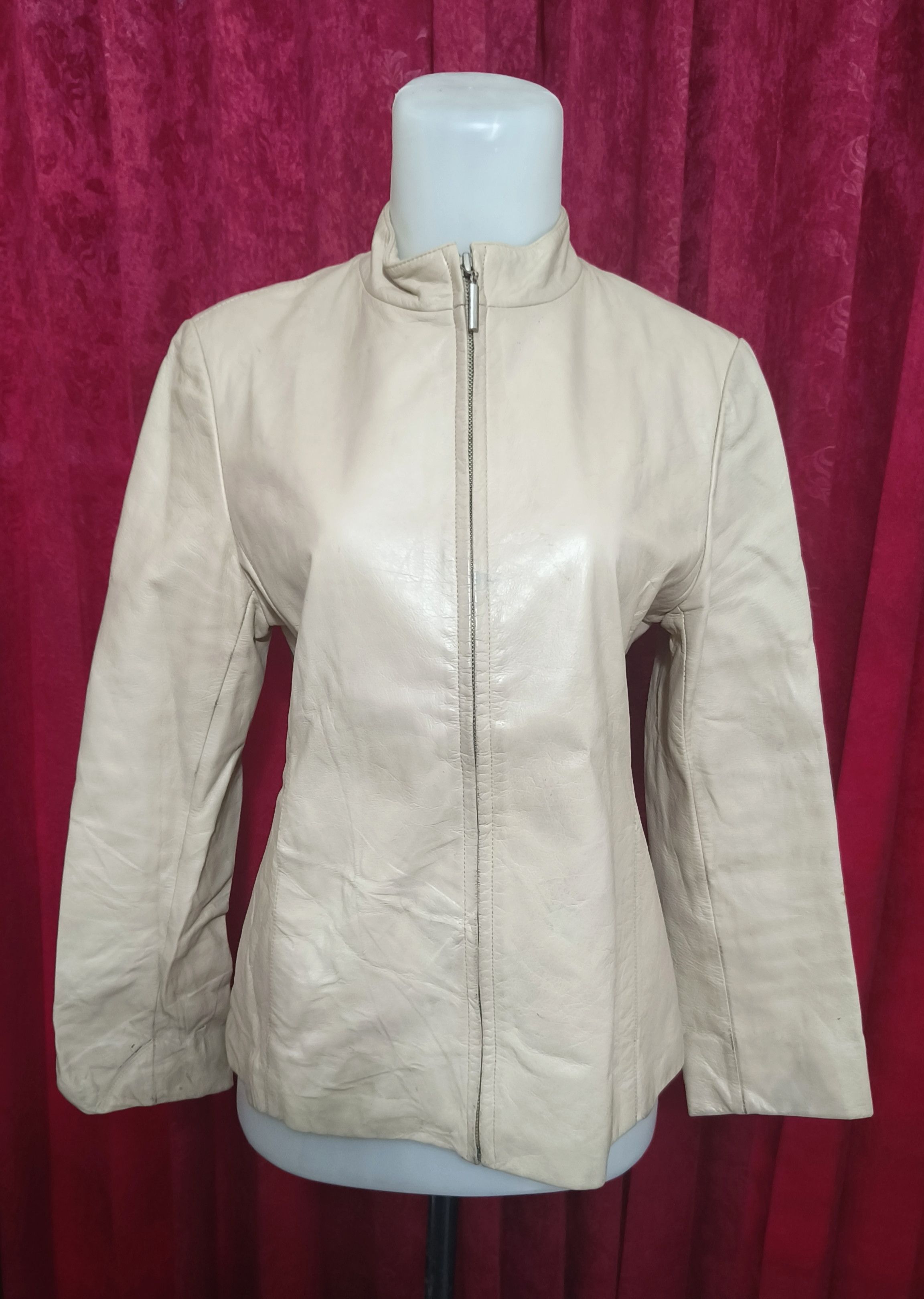 Vintage Vintage Y2K Women's Casual Biker Sheepskin Leather Jacket Size M / US 6-8 / IT 42-44 - 7 Thumbnail