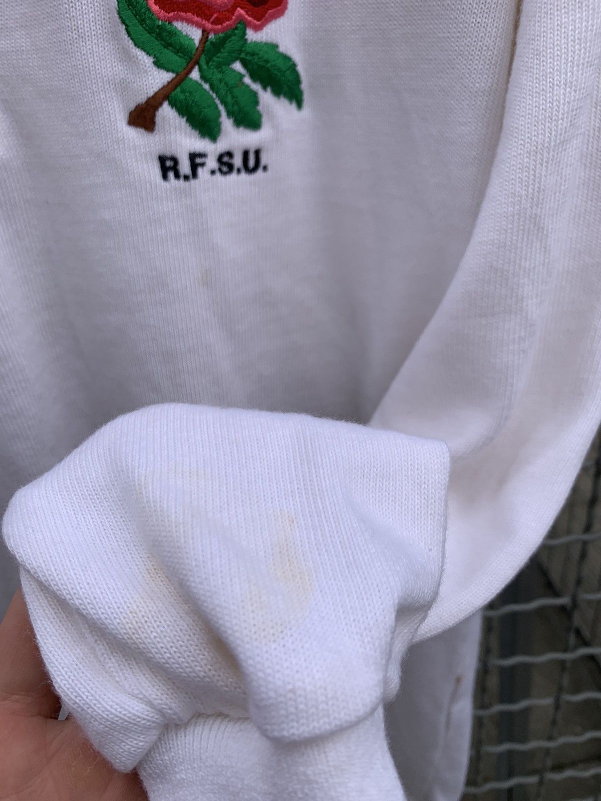 Nike 80s Nike England Vintage Rugby Shirt R.F.S.U. Size US M / EU 48-50 / 2 - 14 Thumbnail
