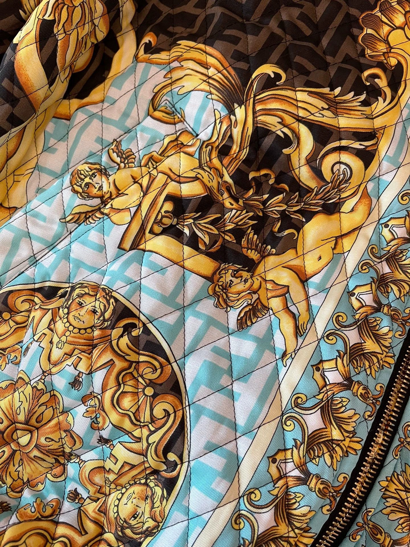 Versace Versace x Fendi Silk FF Jacket 48 New With Tags Size US M / EU 48-50 / 2 - 4 Thumbnail