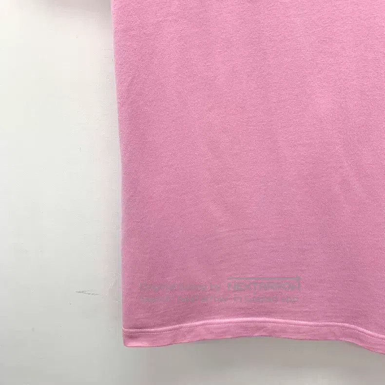 Balenciaga Balenciaga Pink logo letter printed cotton round neck shor Size US XS / EU 42 / 0 - 4 Thumbnail
