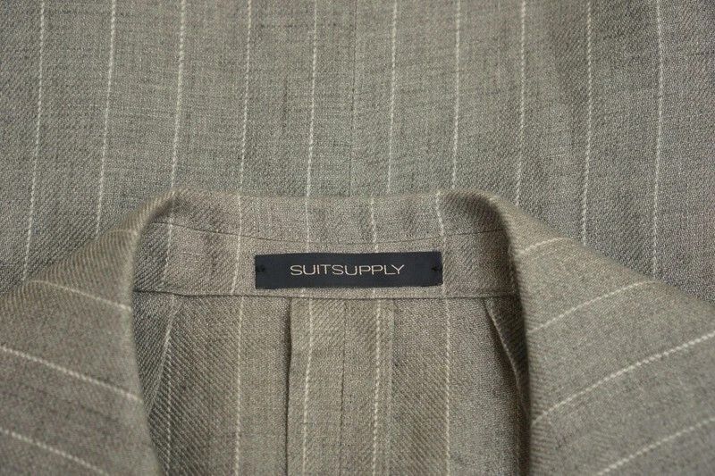 Suitsupply Men Suitsupply Blazer La Spalla Double Breasted Linen US34 Size 34R - 3 Thumbnail
