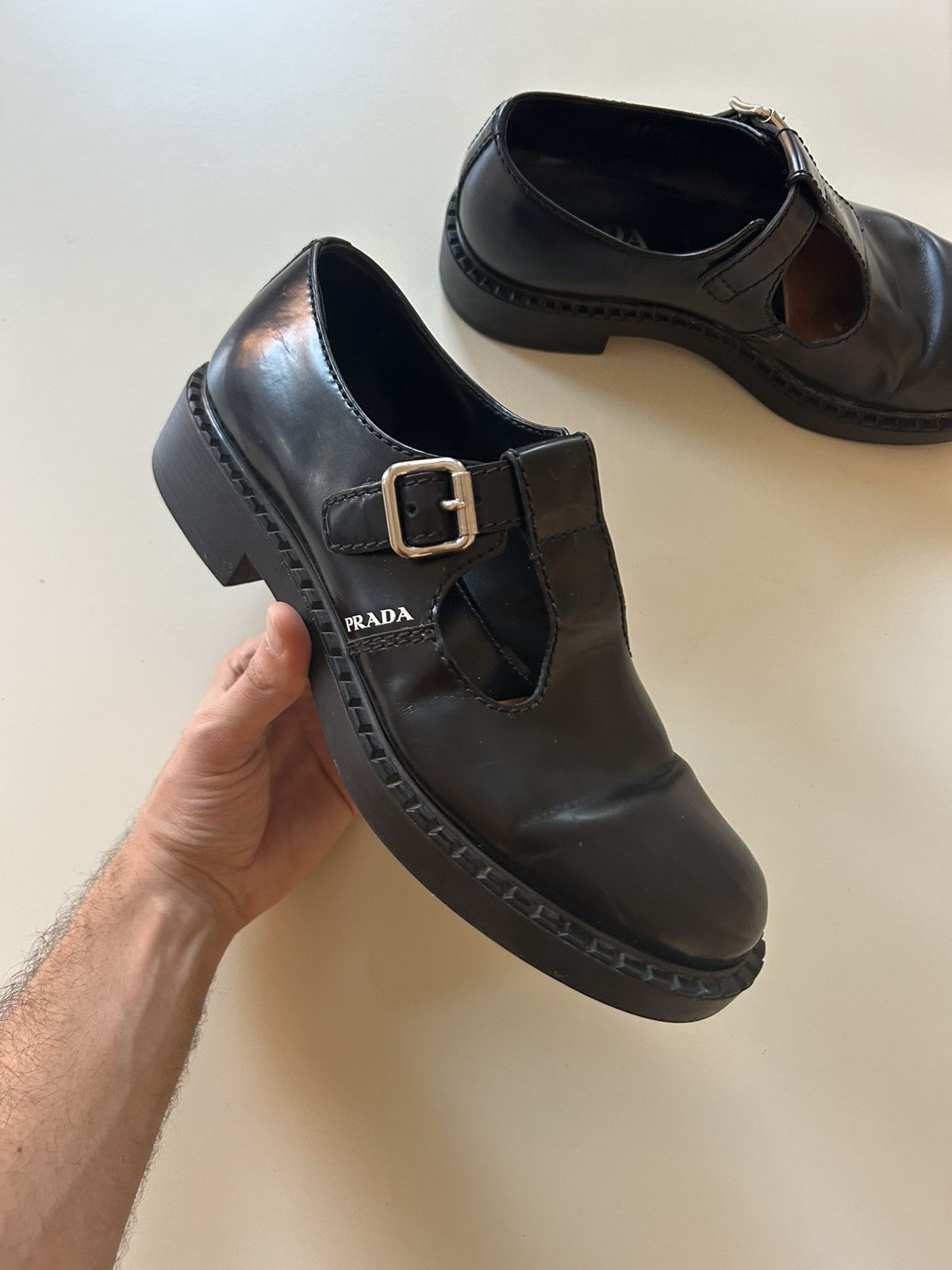 Prada Prada Mary Janes Size US 10 / EU 43 - 1 Thumbnail