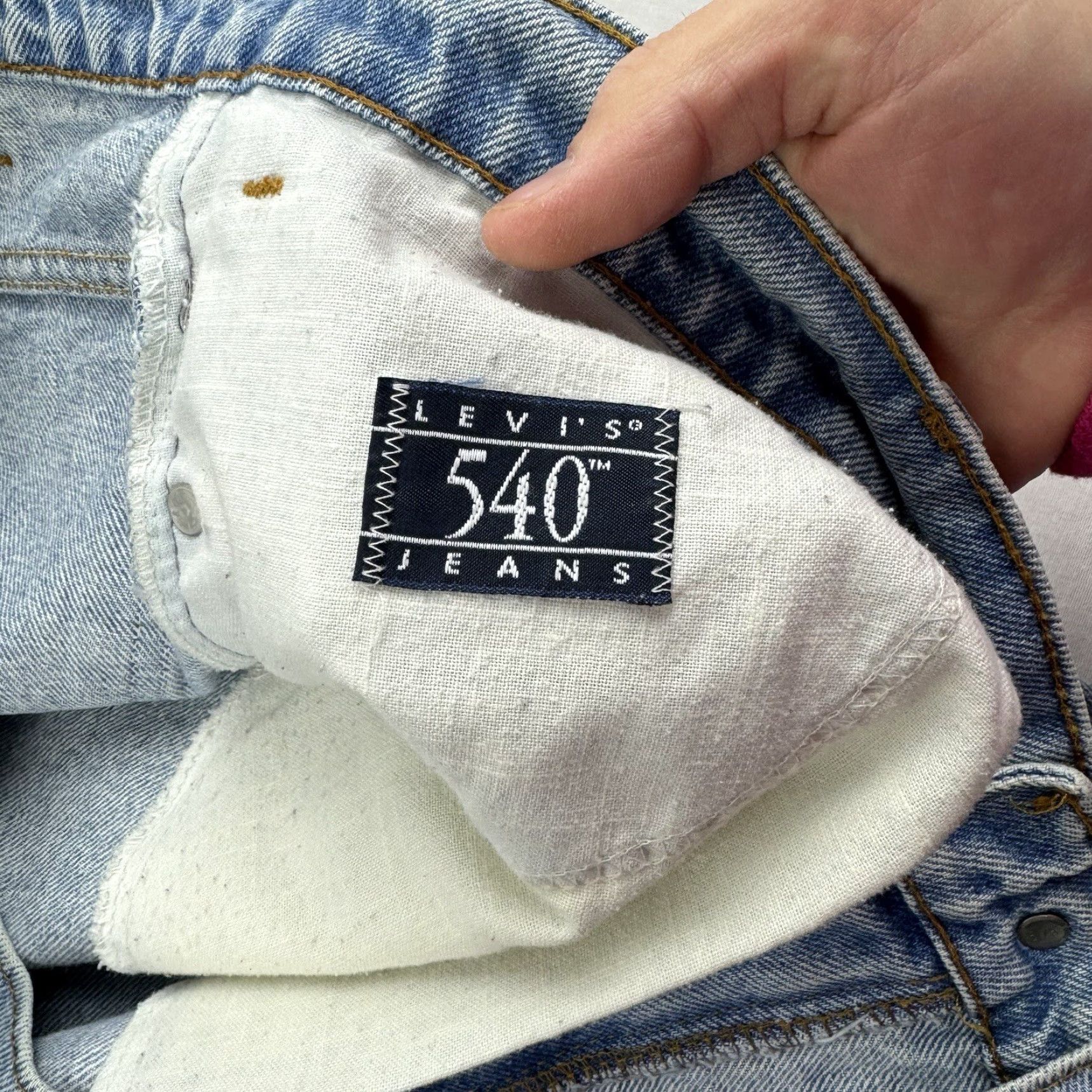 Levi's VINTAGE Levi's 540 Jeans Men's Adult 40x32 Blue Distressed 80s Made In USA USA 90s 80s Size US 40 / EU 56 - 6 Thumbnail