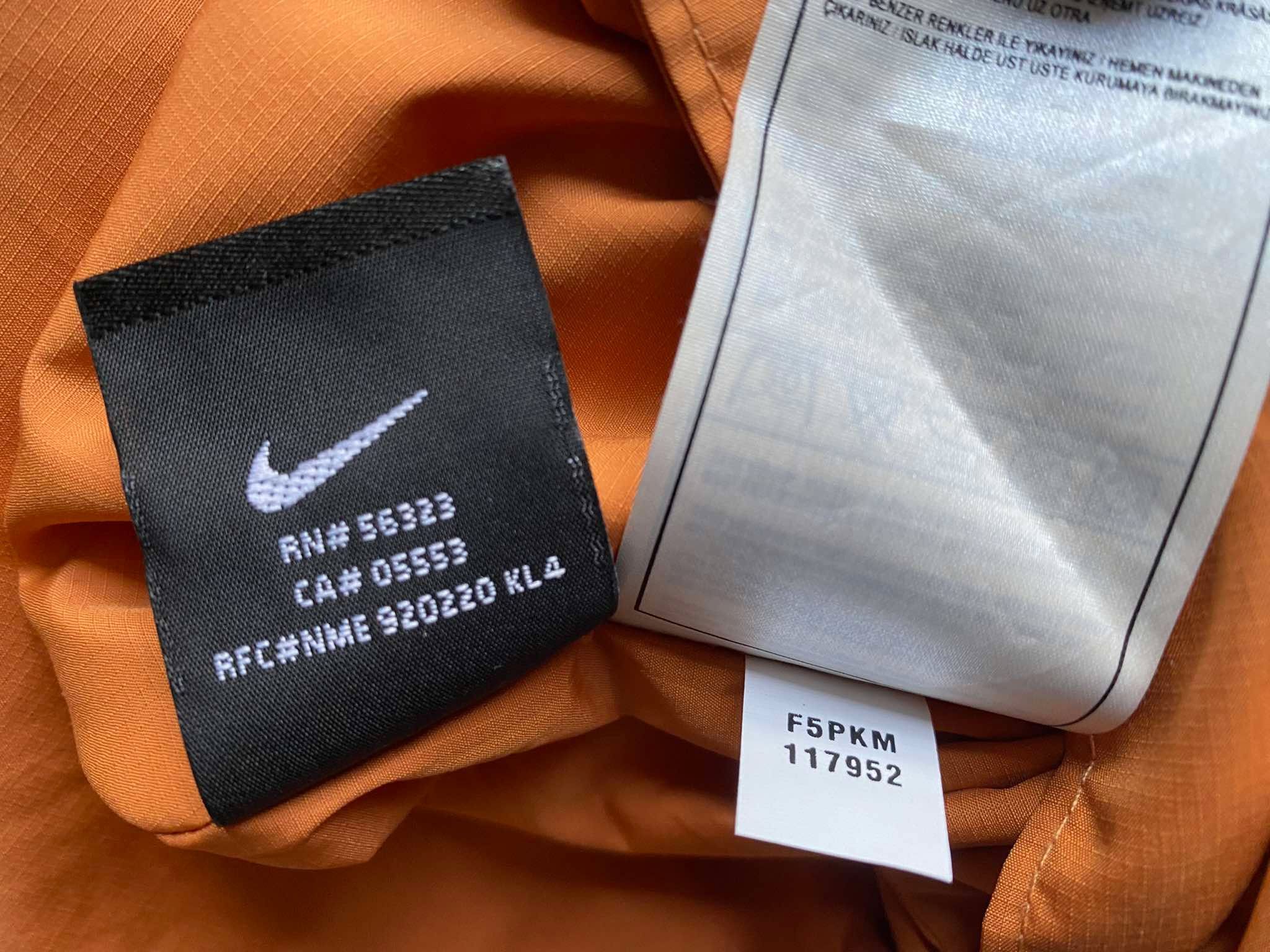 Nike Nike Reversible Orange Long Sleeve 1/4 Zip Up Swoosh Logo Size US M / EU 48-50 / 2 - 10 Thumbnail