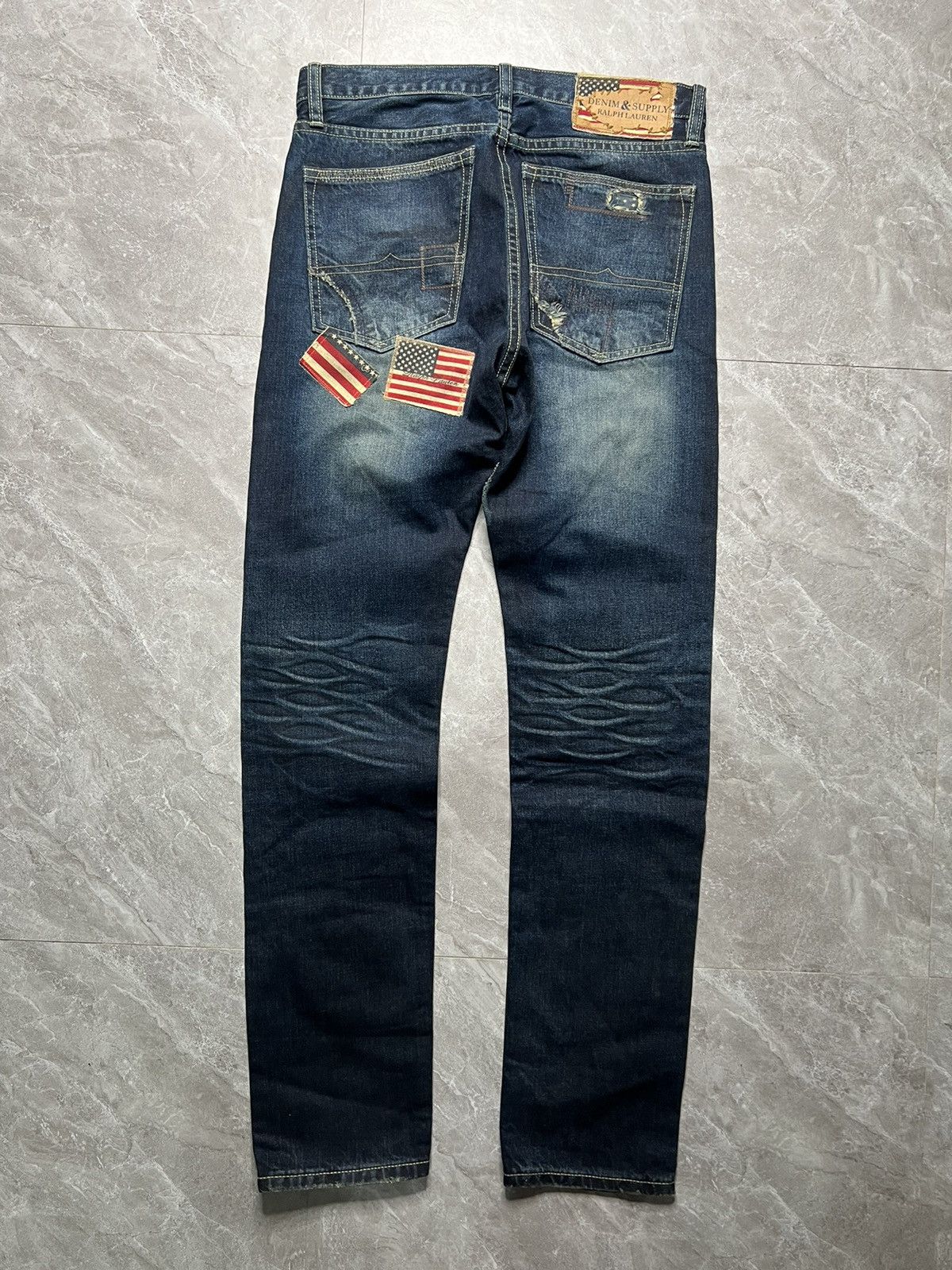 Denim & Supply Ralph Lauren Ralph Lauren Denim & Supply US flag Patchwork Jeans Size US 30 / EU 46 - 3 Thumbnail
