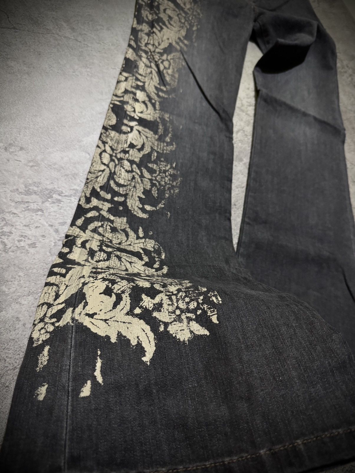 Tornado Mart Y2k Lounie tribal ifsixwasnine poem style bootcut jeans Size US 28 / EU 44 - 6 Thumbnail