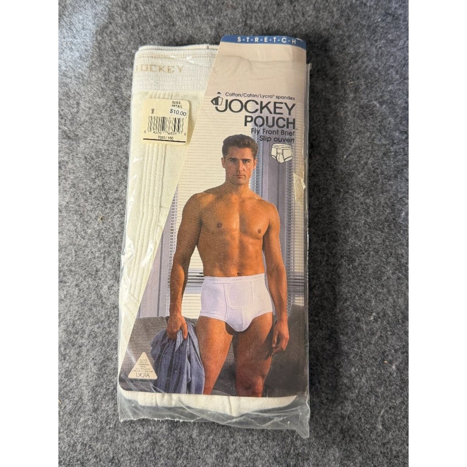 Jockey Jockey Pouch Fly Front Brief White Size Medium New Package Size 32 - 1 Thumbnail