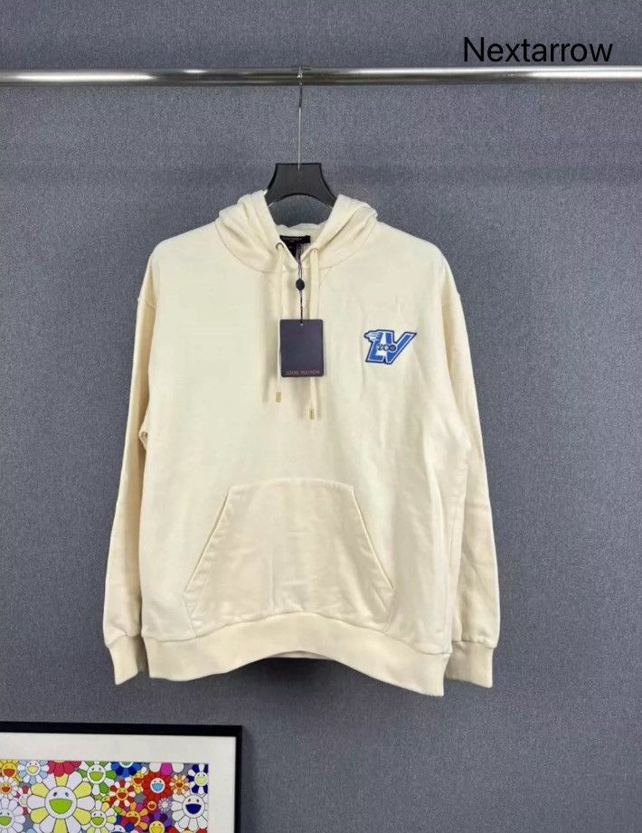 Louis Vuitton LOUIS VUITTON LV New Embroidered Logo Hoodie 2412-Nextarrow Size US M / EU 48-50 / 2 - 1 Thumbnail
