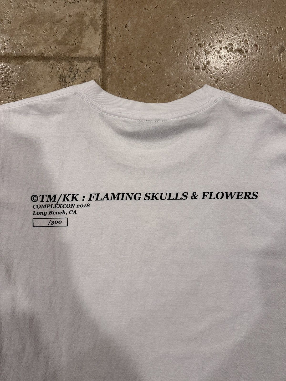 Complex × Takashi Murakami Takashi Murakami LB Complexcon Flaming Skulls & Flowers Tee Size US L / EU 52-54 / 3 - 10 Thumbnail