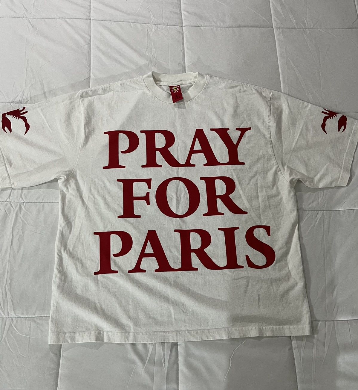 Rap Tees GXFR PRAY FOR PARIS AND THEN YOU PRAY FOR ME Size US L / EU 52-54 / 3 - 1 Thumbnail