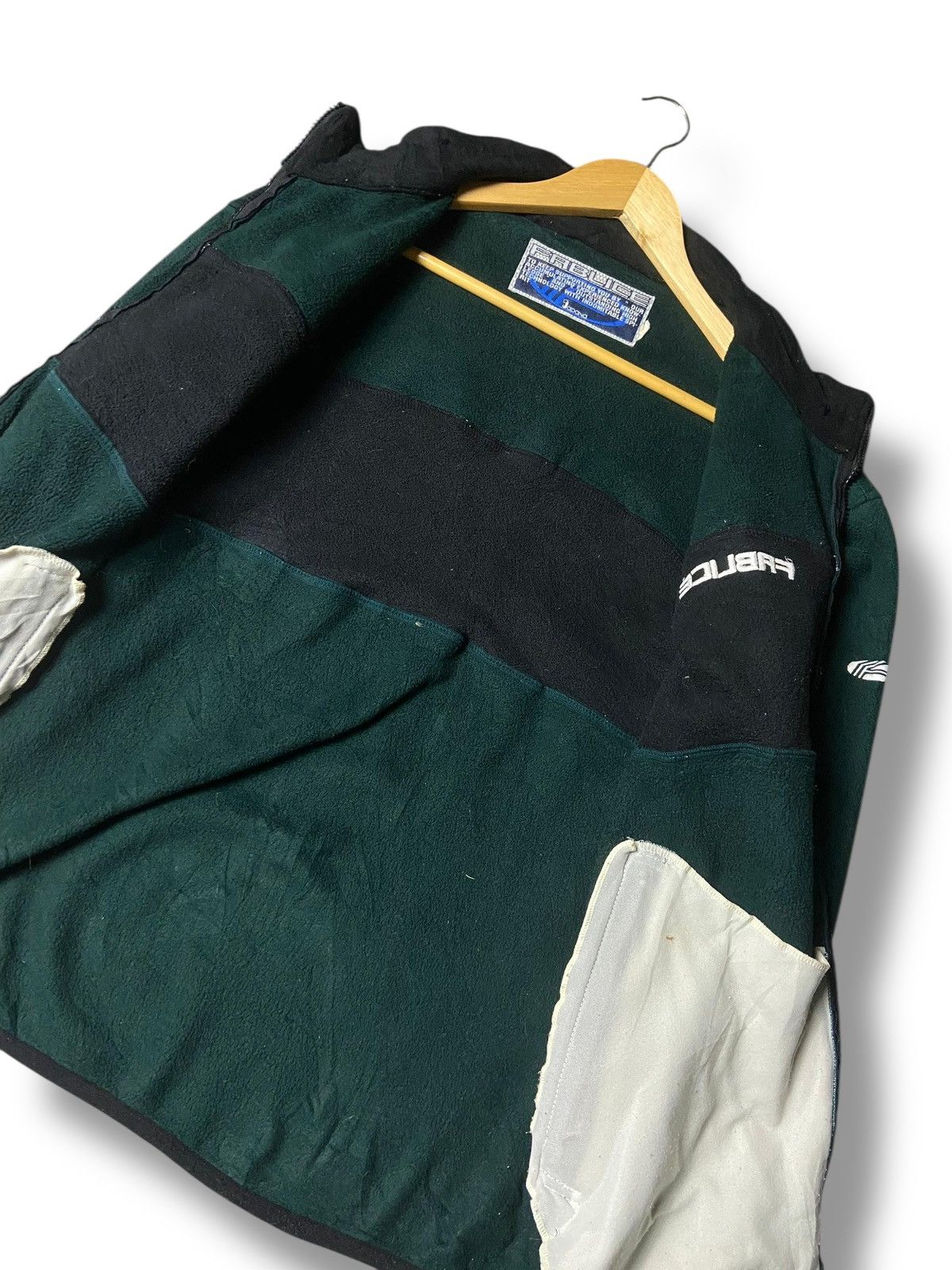 Japanese Brand Fablice Brand Color Block Full Zip Fleece Jacket (168) Size US S / EU 44-46 / 1 - 2 Thumbnail
