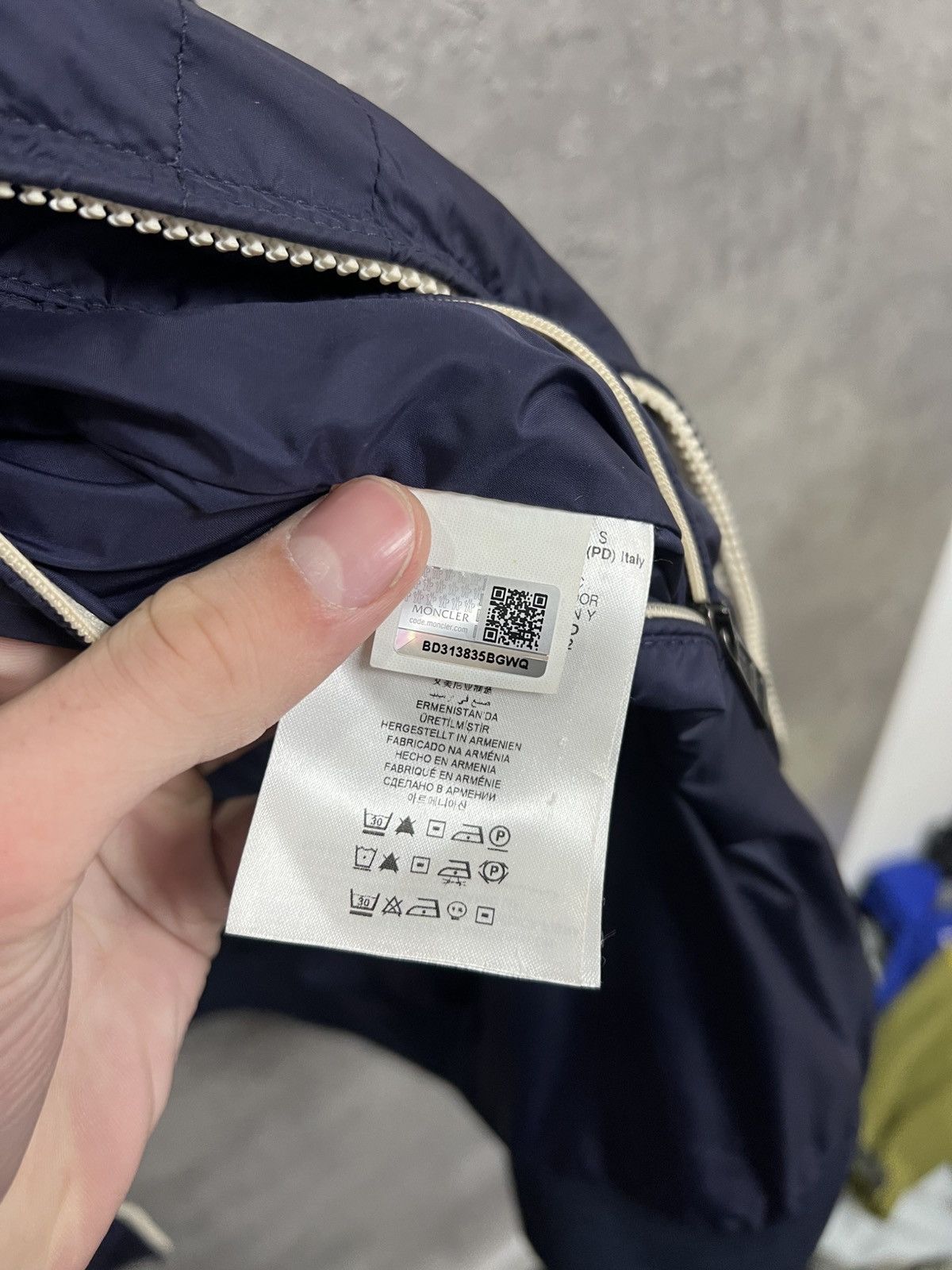 Moncler Moncler Nylon jacket sweatshirt Size US L / EU 52-54 / 3 - 9 Thumbnail