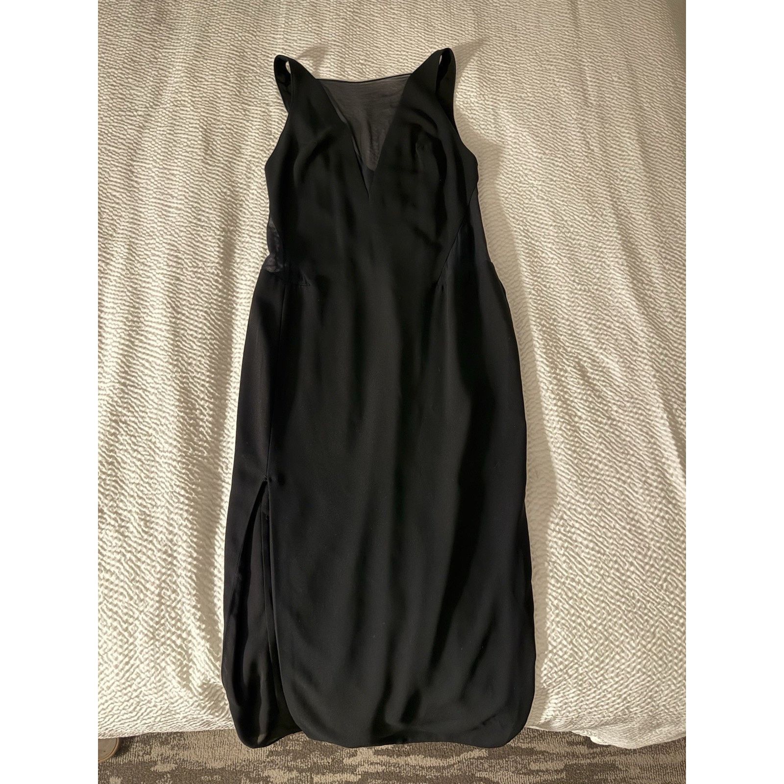 Other ELIN KLING for Marciano black Sheer Mesh Deep V neck dress 2 Size XS / US 0-2 / IT 36-38 - 3 Thumbnail