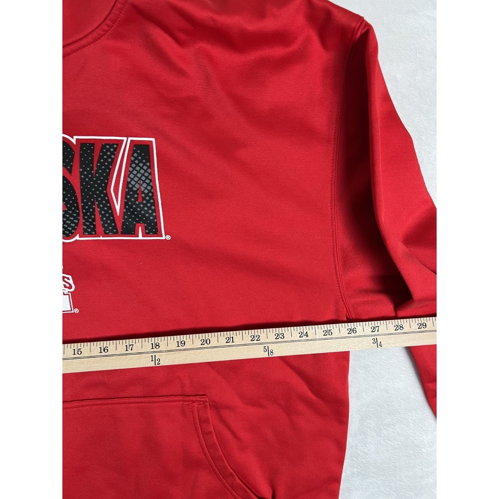 Russell Athletic Vintage Nebraska Huskers Pullover Athletic Red Hoodie Russel Size US XXL / EU 58 / 5 - 6 Thumbnail