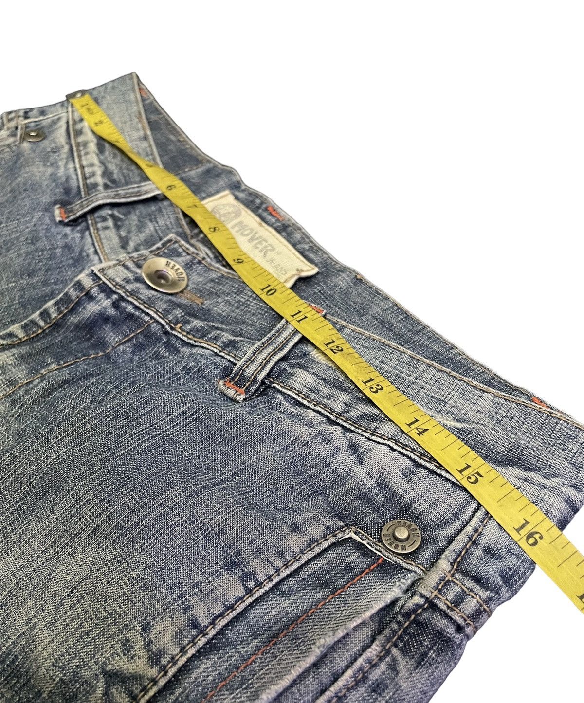 Le Grande Bleu (L.G.B.) Mover USA 3D cargo faded jeans Size US 32 / EU 48 - 5 Thumbnail