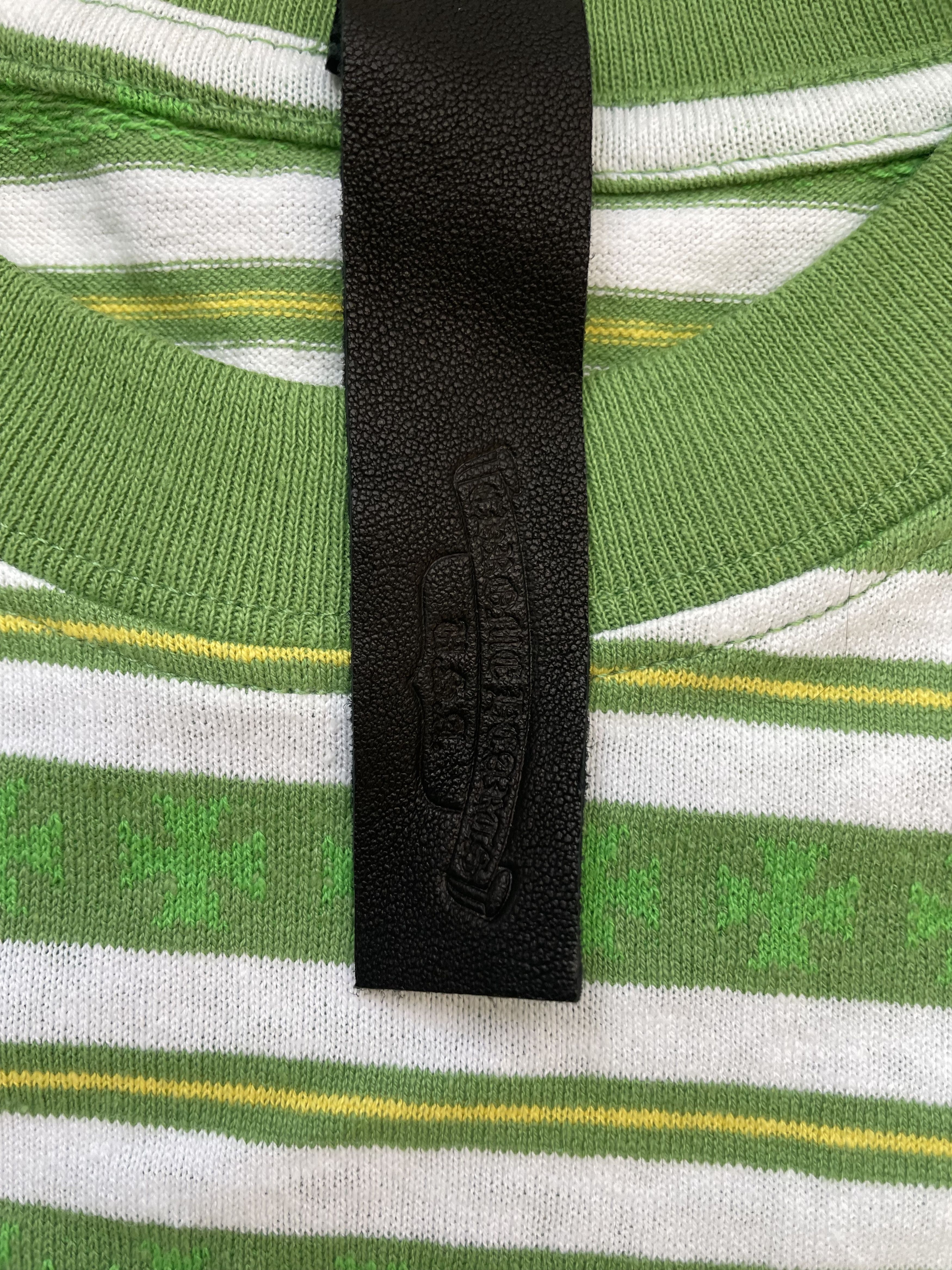 Chrome Hearts Chrome Hearts Green Stripe Logo Men's Tee Size US M / EU 48-50 / 2 - 4 Thumbnail