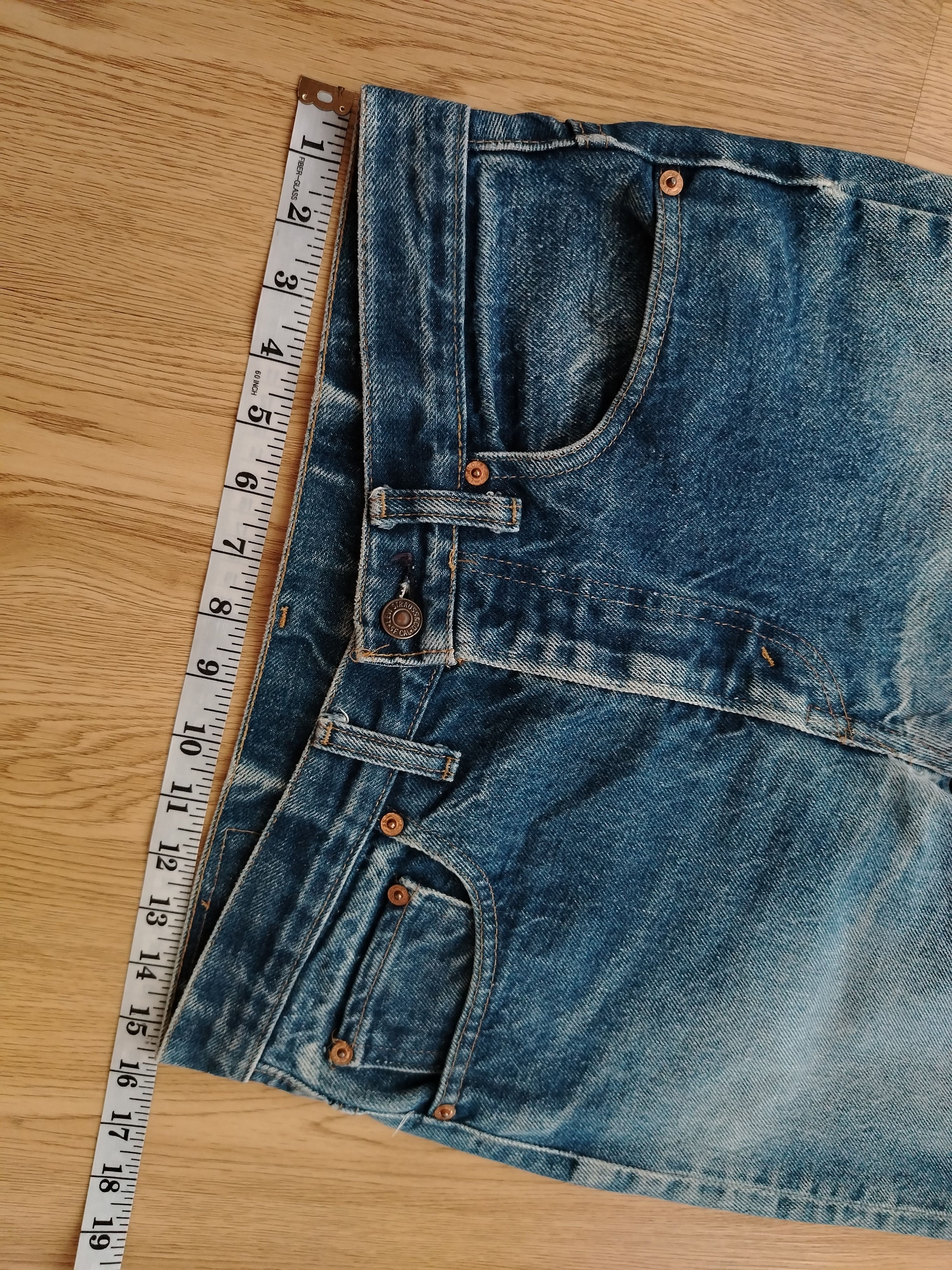 Levi's Levis 517 Jeans Bootcut TALON Vintage Button #2 Size US 31 - 15 Thumbnail