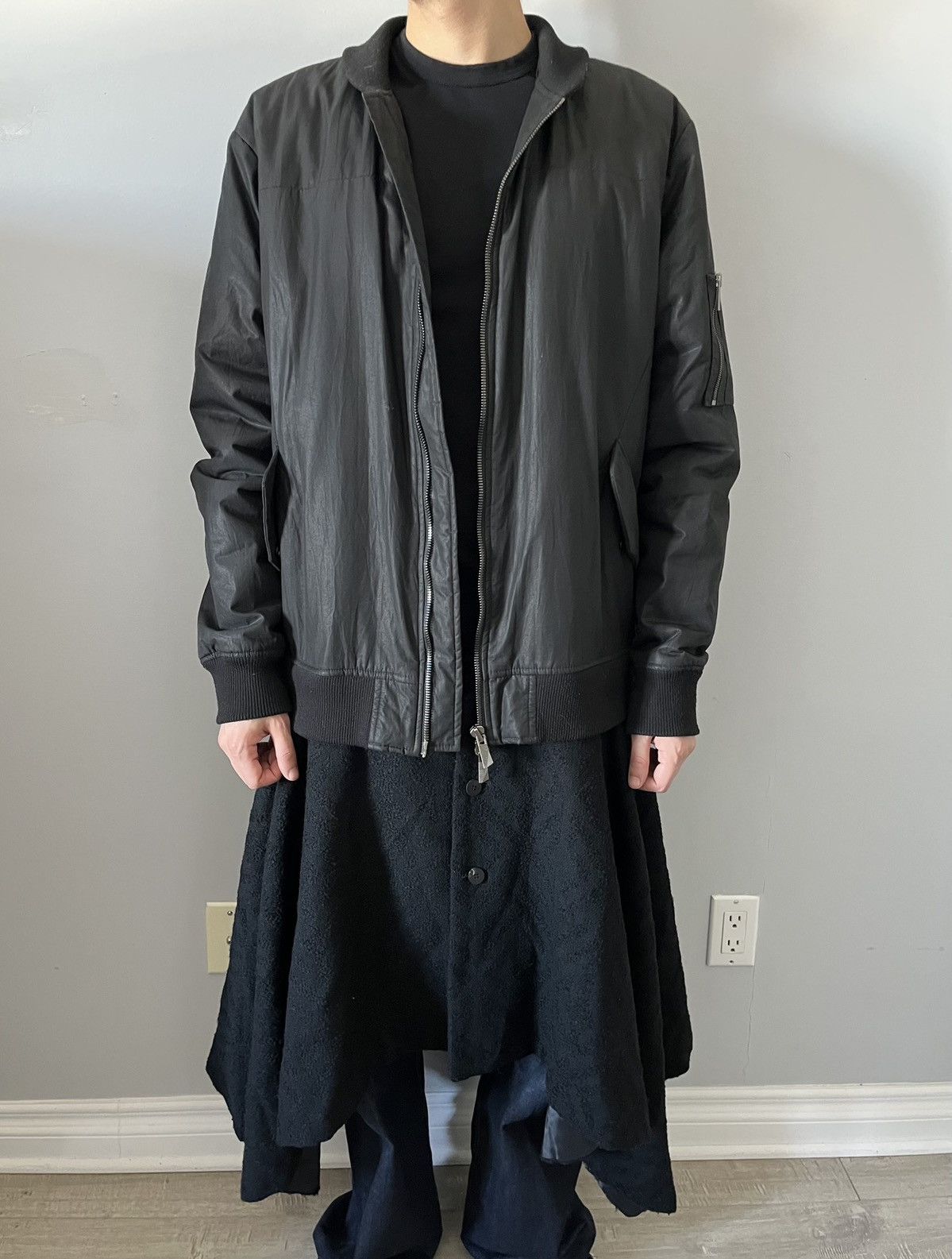 D.Gnak By Kang.D D.Gnak bomber jacket with skirt attachment Size US M / EU 48-50 / 2 - 3 Thumbnail