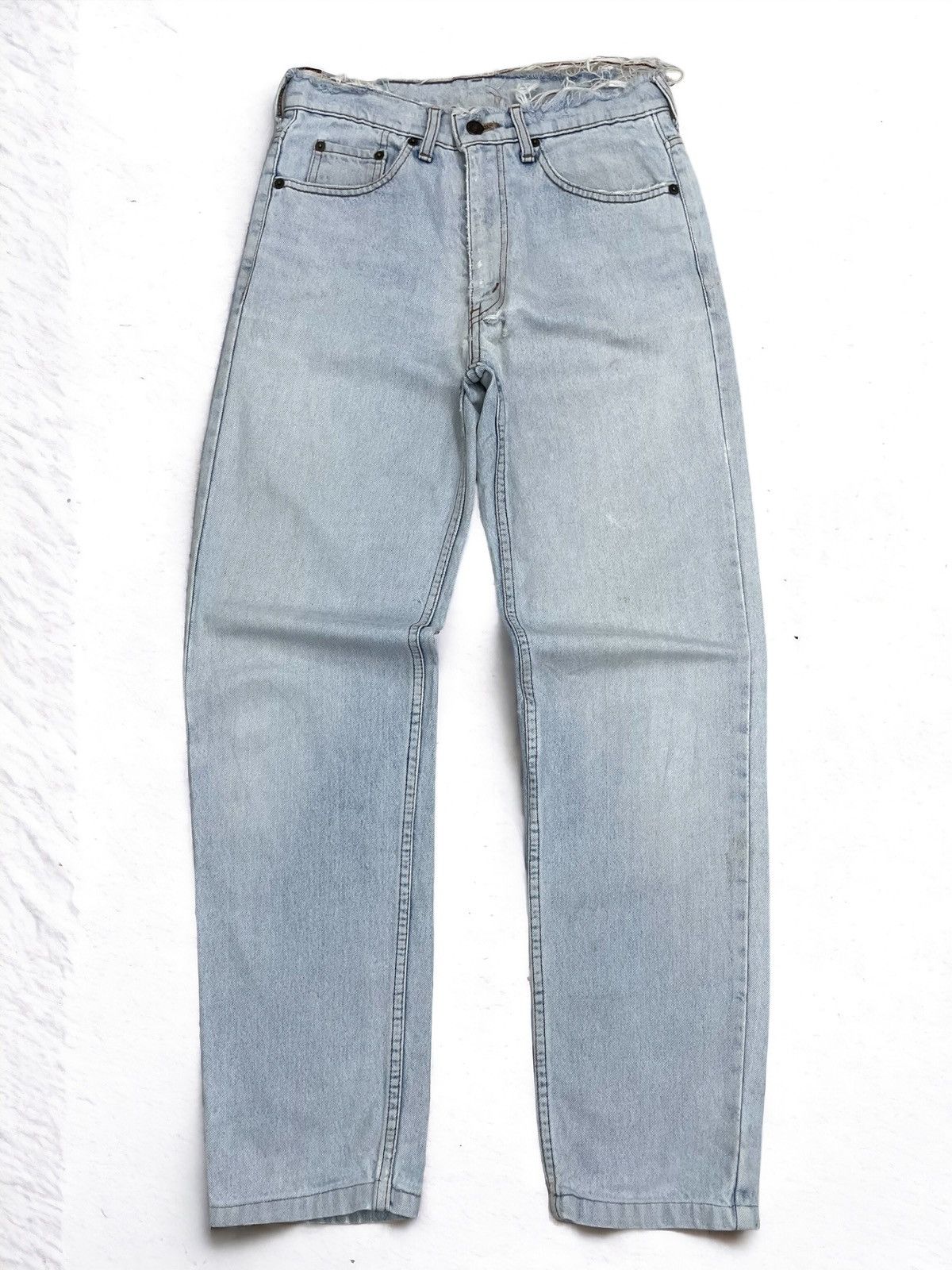 Levi's Vintage Levis Light Wash Distressed Denim Pants (AE5) Size US 28 / EU 44 - 1 Thumbnail