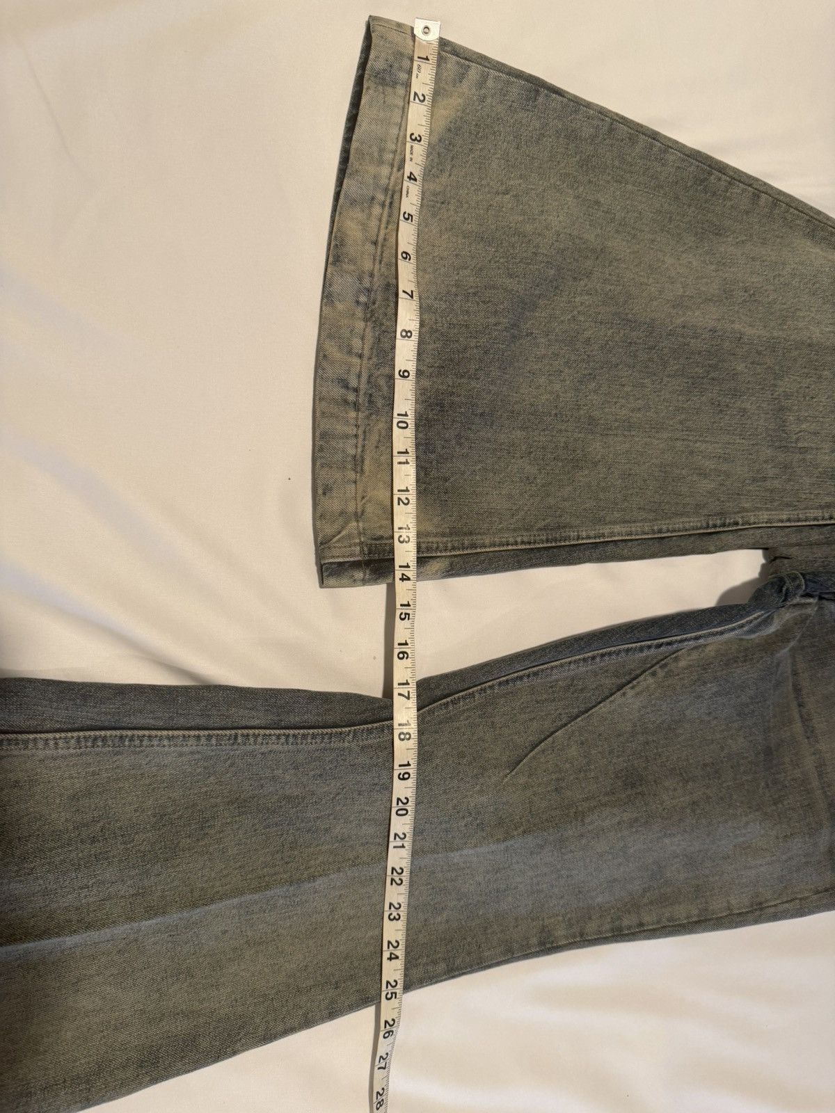 Rick Owens Rick Owens Bolans Faded Wide-Leg Jeans. 28 Size US 28 / EU 44 - 4 Thumbnail