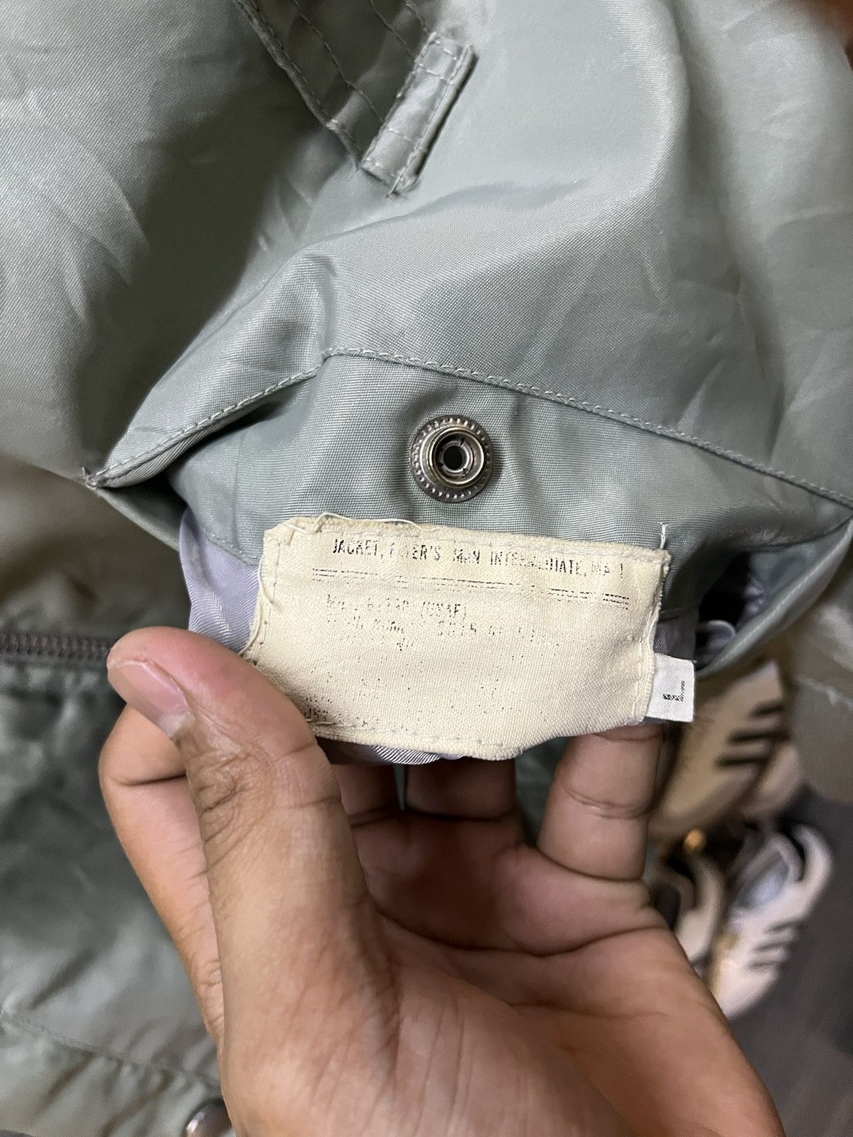Japanese Brand Vintage Military Air Force Flight Army Bomber Jacket Size US L / EU 52-54 / 3 - 8 Thumbnail