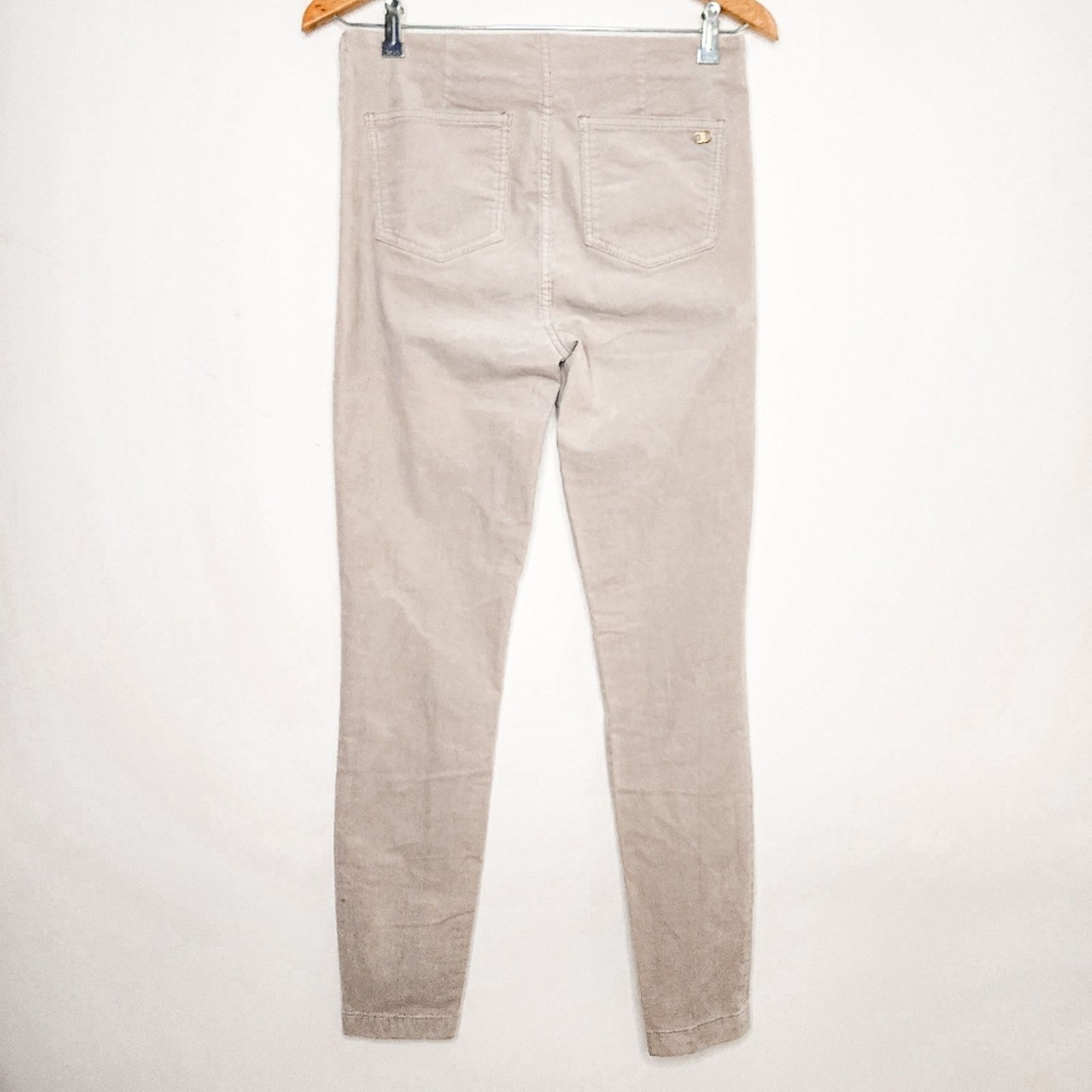 Tory Burch Tory Burch Taupe Tan Corduroy Billet Stretch Jeans Size 27 Size 27" / US 4 / IT 40 - 5 Thumbnail