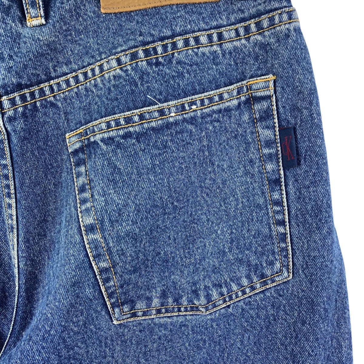 Calvin Klein × Vintage Vintage CALVIN KLEIN Straight cut blue jeans Size US 33 - 18 Thumbnail