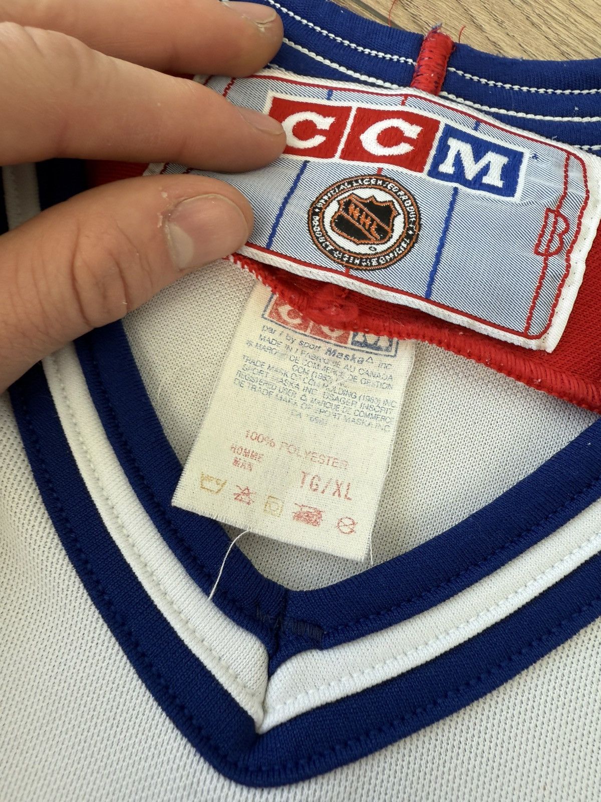 Ccm Vintage Montreal Canadiens NHL jersey CCM Size US XL / EU 56 / 4 - 8 Thumbnail