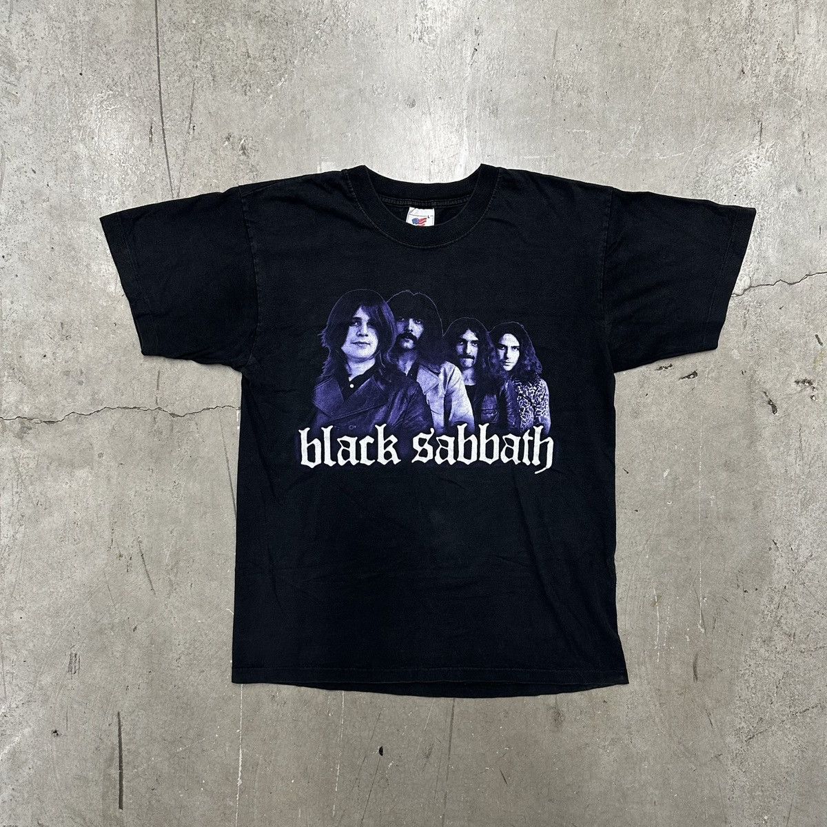 Japanese Brand × Vintage Vintage 90s Grunge Emo Rock ‘97 Black Sabbath Rock Tour Tee Size US L / EU 52-54 / 3 - 1 Thumbnail