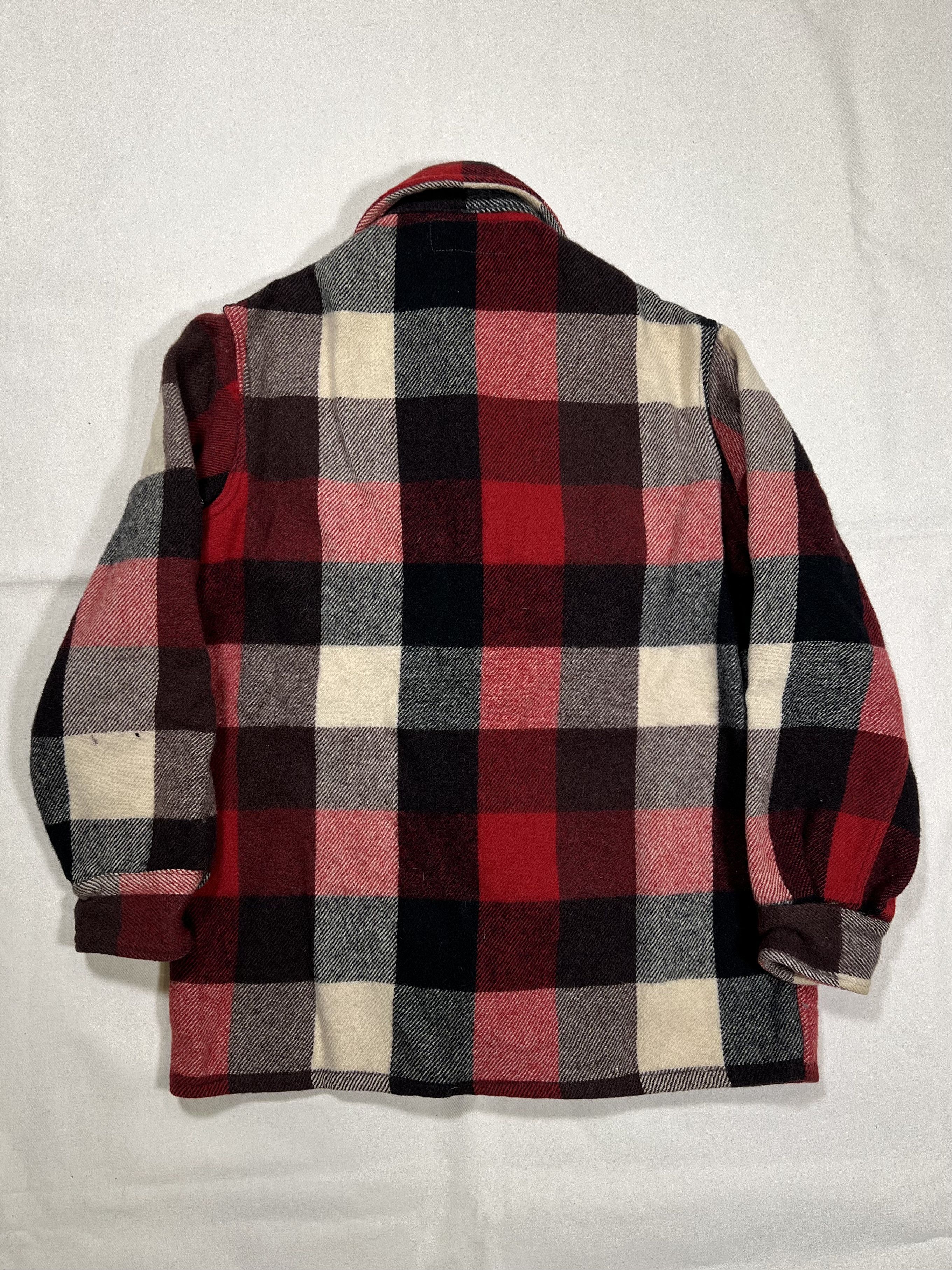 Vintage True VTG 1970's Heavy Wool Plaid Flannel Shirt Size US M / EU 48-50 / 2 - 3 Thumbnail