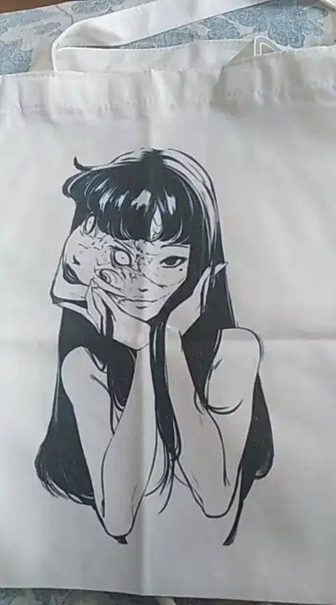 Other Graphic Hipster Cartoon Print Shopping Bag Size ONE SIZE - 4 Thumbnail