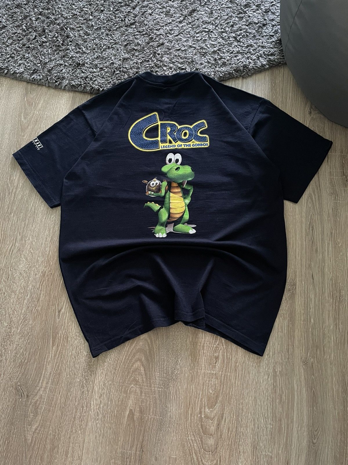 Playstation × Vintage Vintage 90s Croc Legend Of The Gobbos Game Promo T Shirt Size US XXL / EU 58 / 5 - 1 Thumbnail
