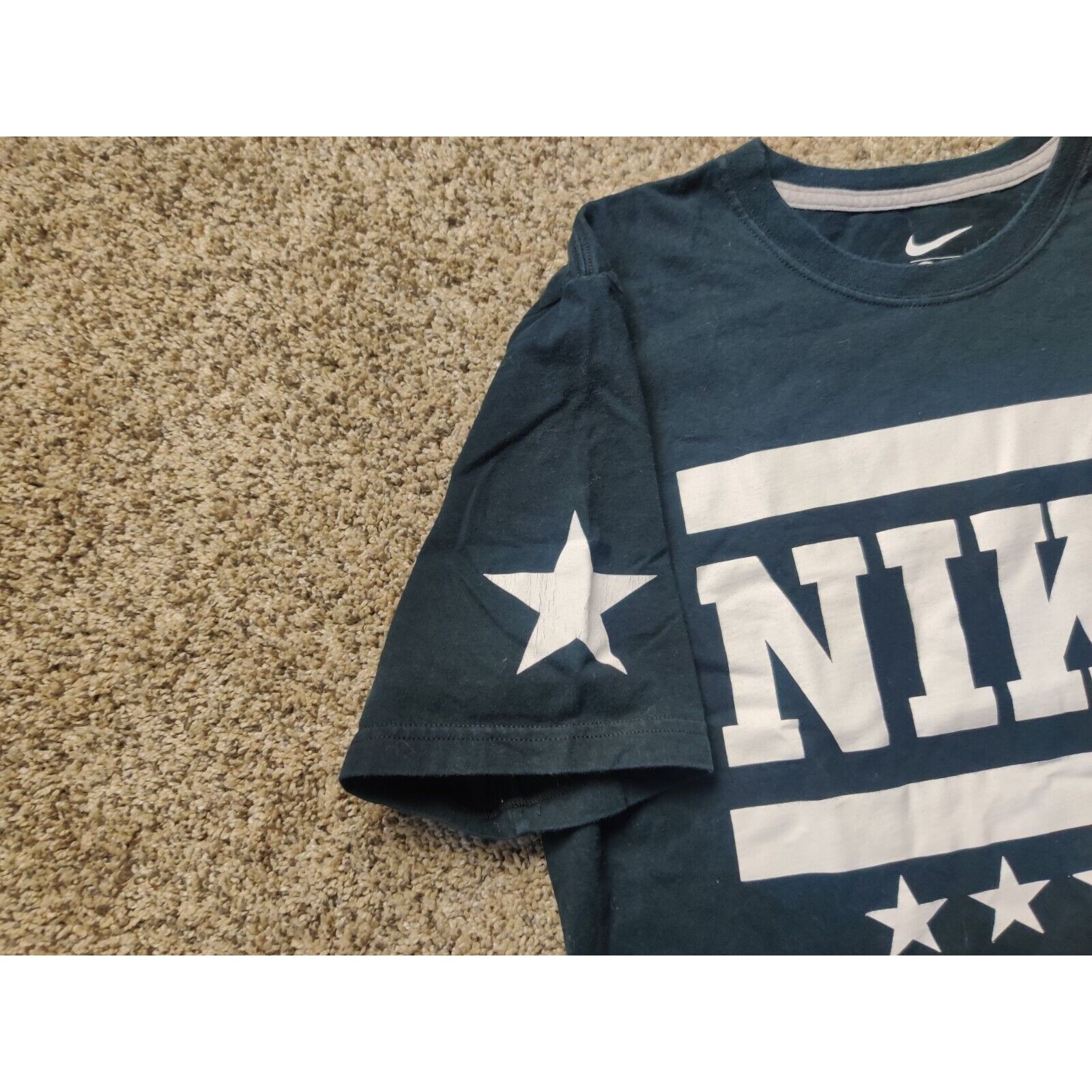 Nike Nike Shirt Adult Mens Large Black White Spell Out 95 Regular Size US L / EU 52-54 / 3 - 6 Thumbnail