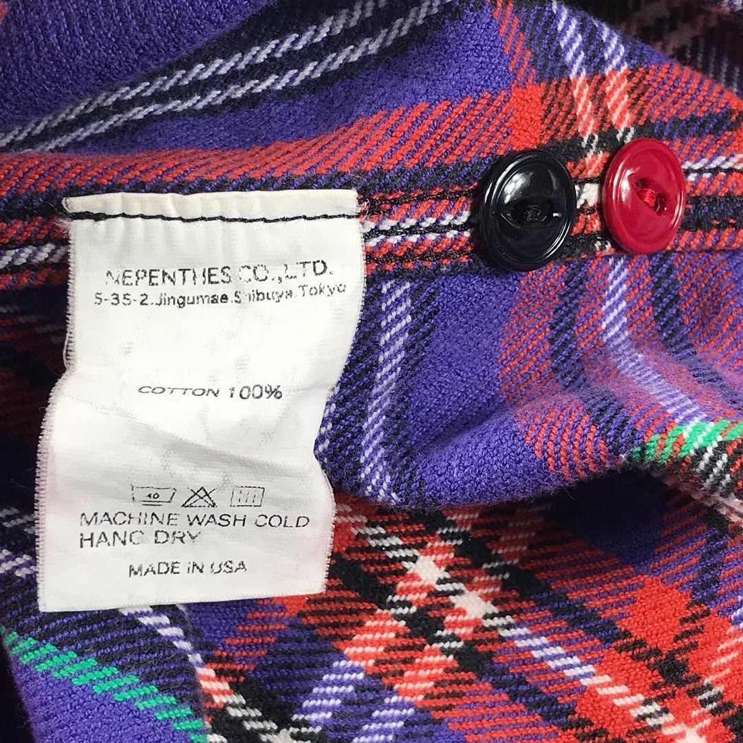 Engineered Garments × Flannel × Nepenthes Engineered Garments Heavyweight Flannel Shirt Made in USA Size US XS / EU 42 / 0 - 8 Thumbnail