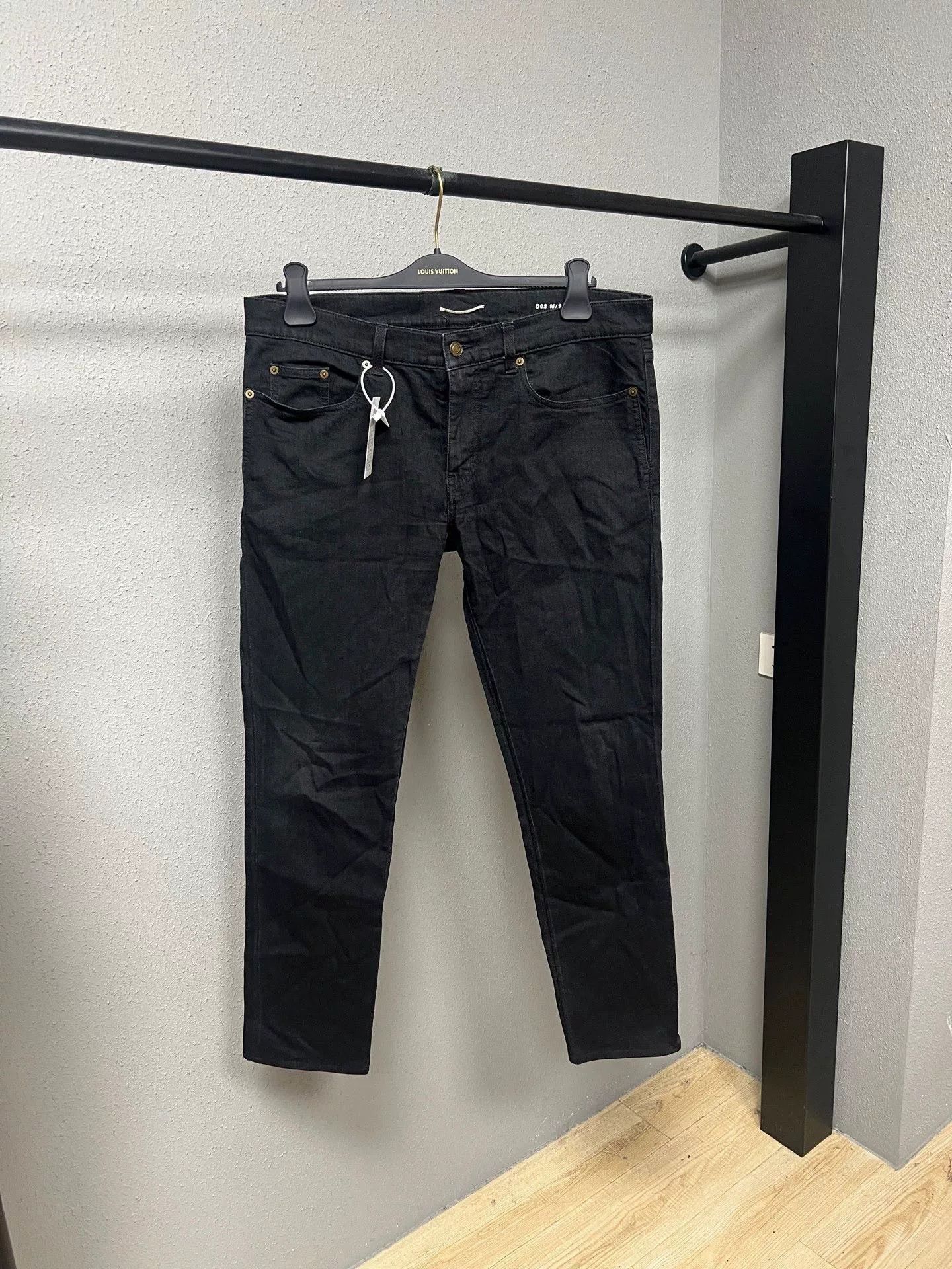Saint Laurent Paris Saint Laurent Black Jeans Size US 34 / EU 50 - 1 Thumbnail