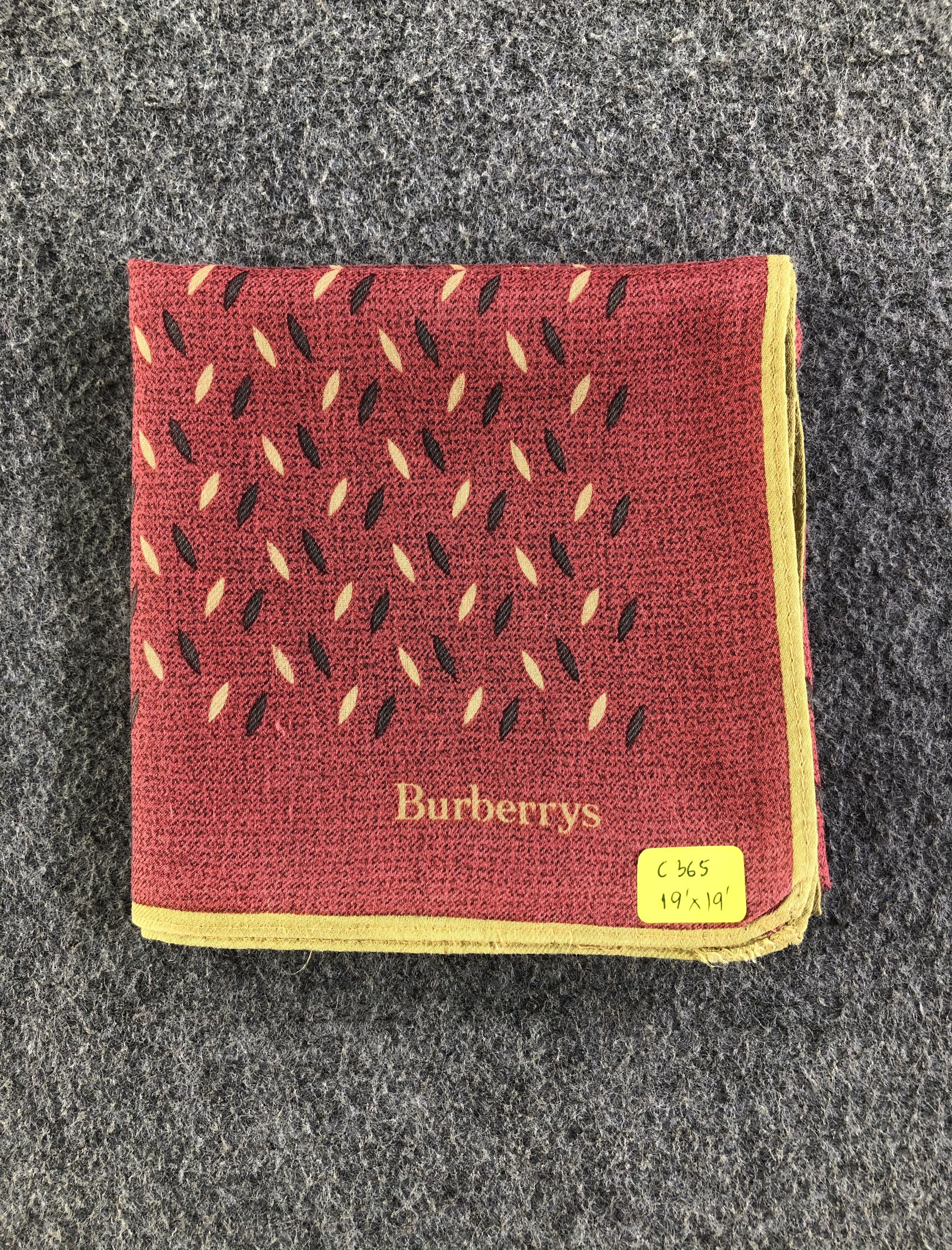Burberry Burberrys Handkerchief / Bandana / Neckerchief C365 Size ONE SIZE - 6 Thumbnail