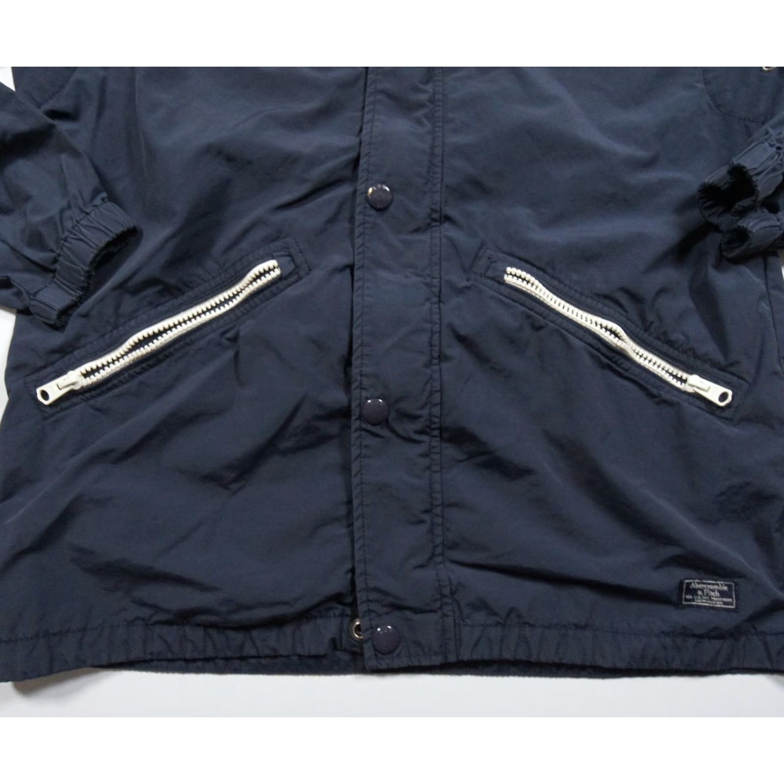 Abercrombie & Fitch VINTAGE Abercrombie & Fitch Jacket Mens Small Blue Full Zip Hooded Outdoor Adult Shirt Size US S / EU 44-46 / 1 - 4 Thumbnail