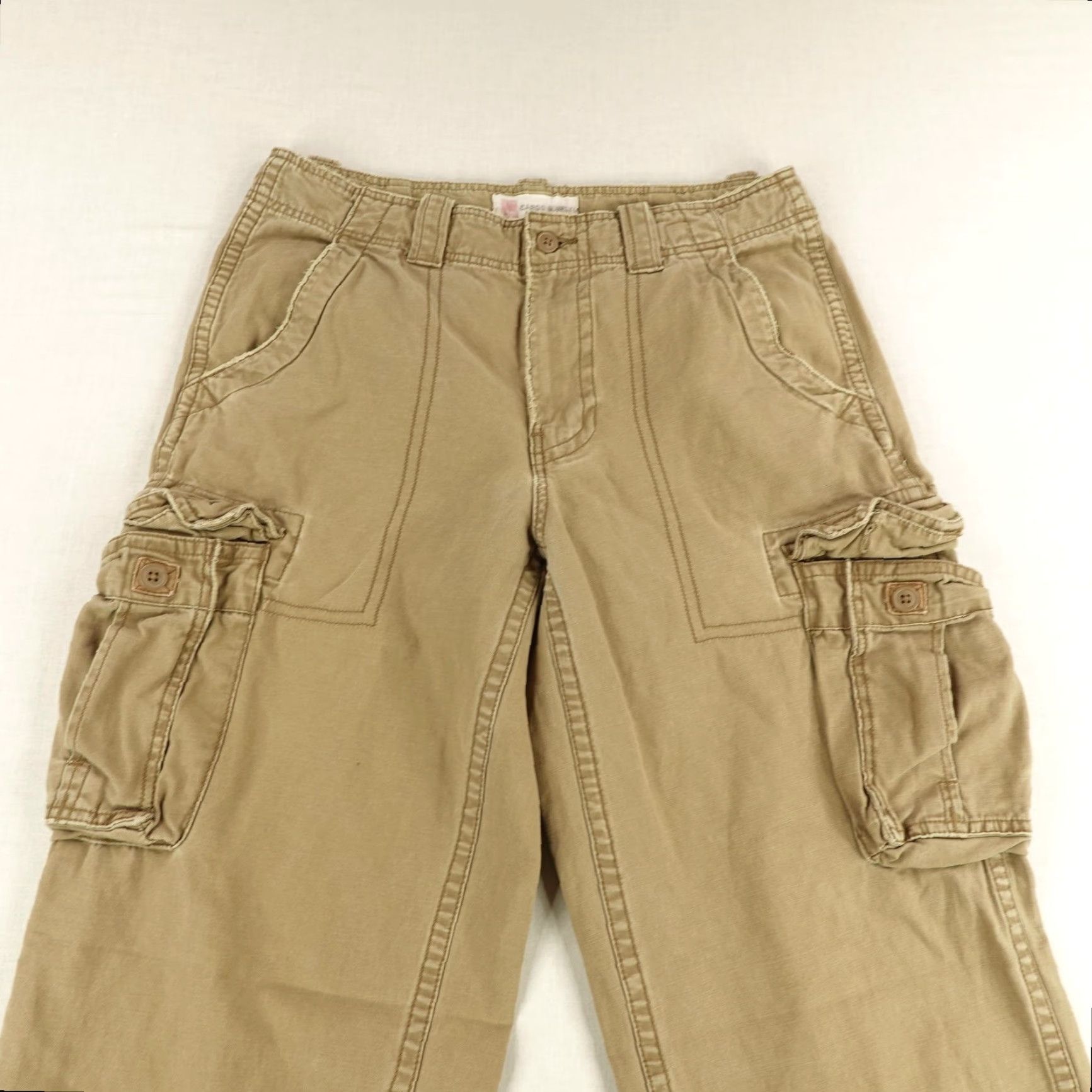 Mossimo VINTAGE Mossimo Pants Mens 32x32 Khaki Beige Tan Cargo Baggy Skater Grunge Y2K Size US 32 / EU 48 - 2 Thumbnail