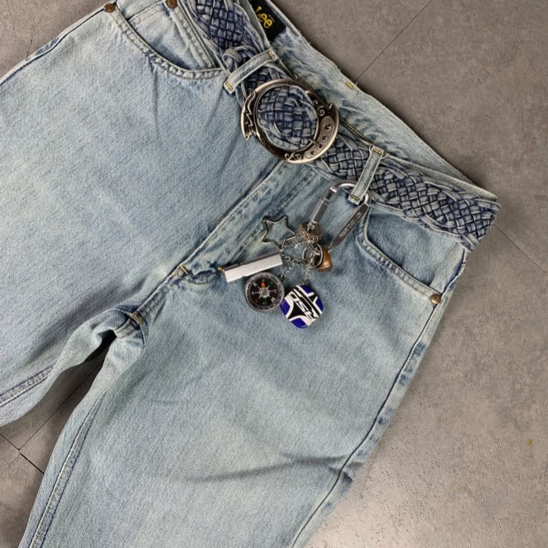 Tornado Mart 💥flare💥vintage Lee denim faded Size US 31 - 2 Thumbnail