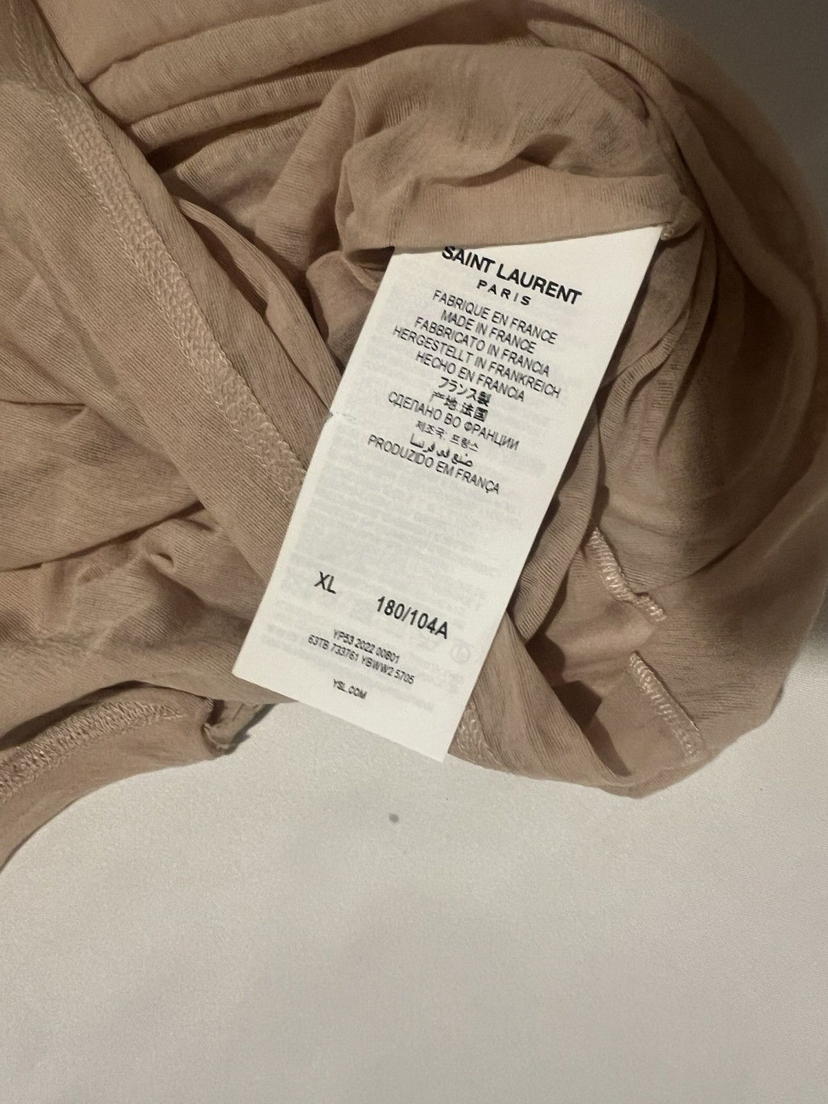 Saint Laurent Paris Saint Laurent men’s sleeve less t shirt. XL. $950 Size US XL / EU 56 / 4 - 8 Thumbnail