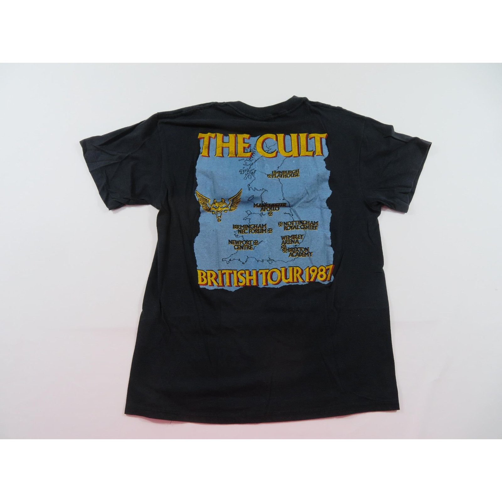 Other The Cult Wolf Graphic British Tour 1987 Black T-shirt sz M Size US M / EU 48-50 / 2 - 2 Thumbnail